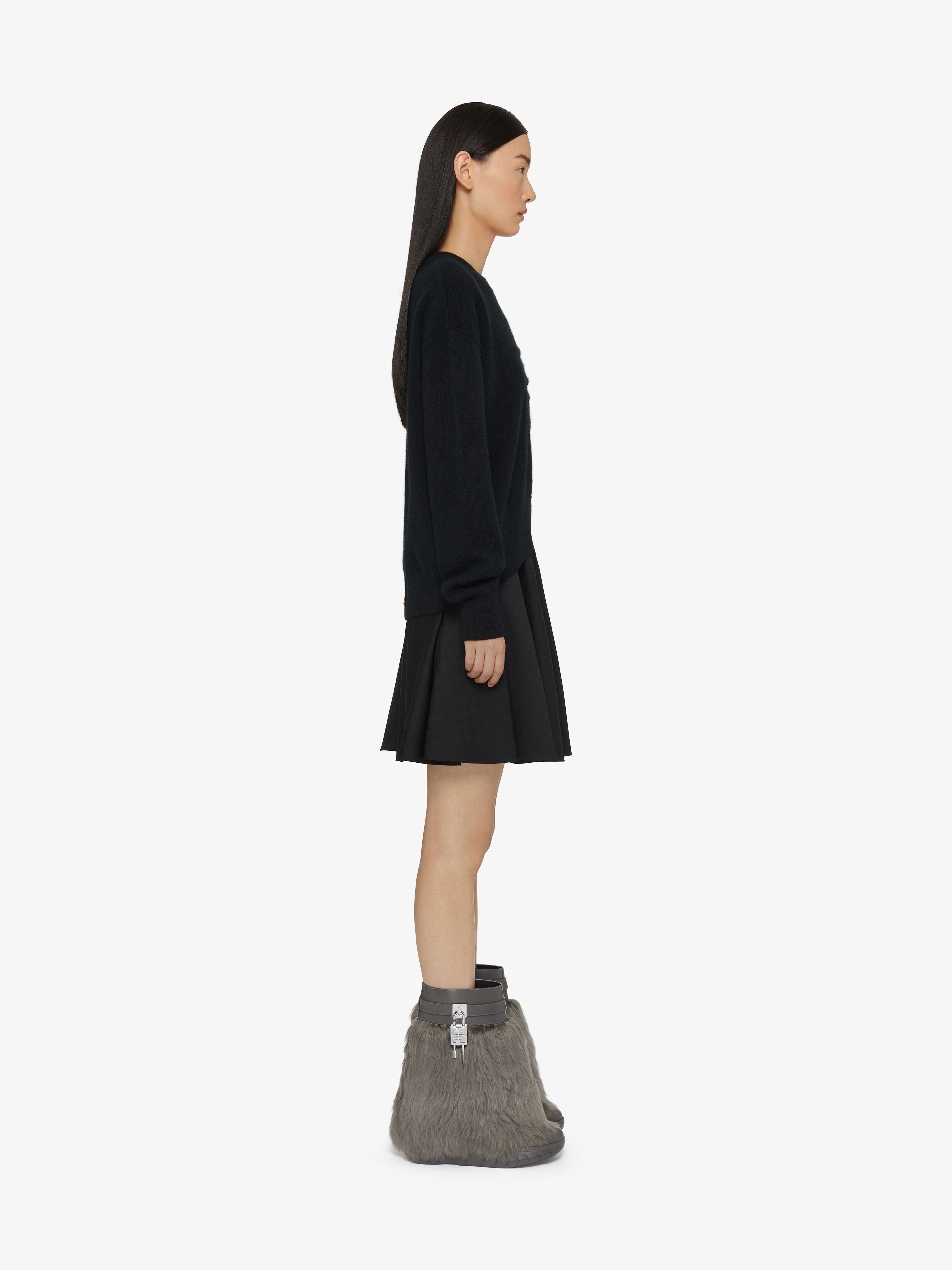 Givenchy o1srvl11e0525 Shark Lock Ankle Boots Biker Low Wedge Size US 9 / IT 39 - 2 Thumbnail