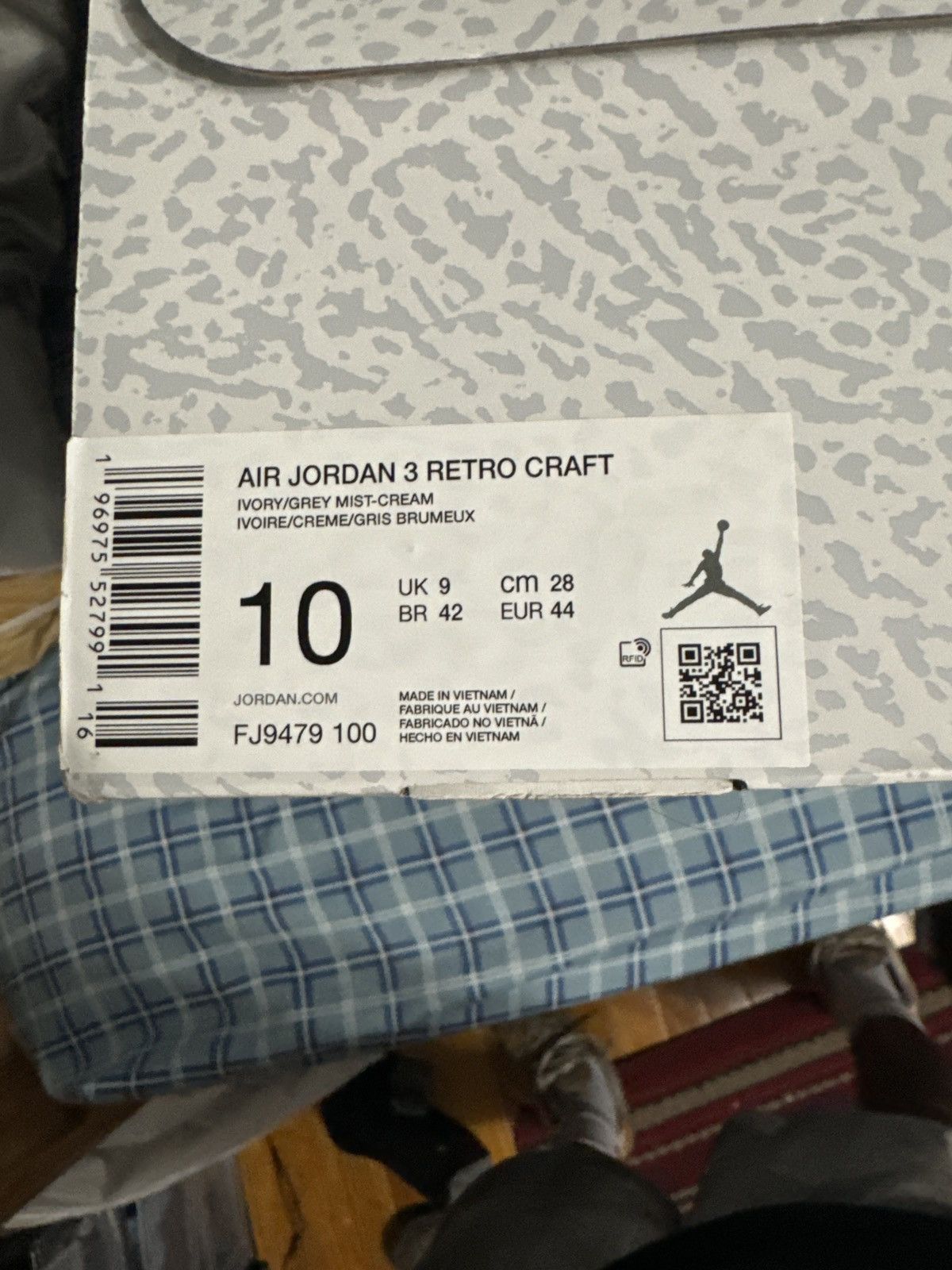 Jordan Brand Air Jordan 3 Retro Craft (Used) Size US 10 / EU 43 - 7 Thumbnail
