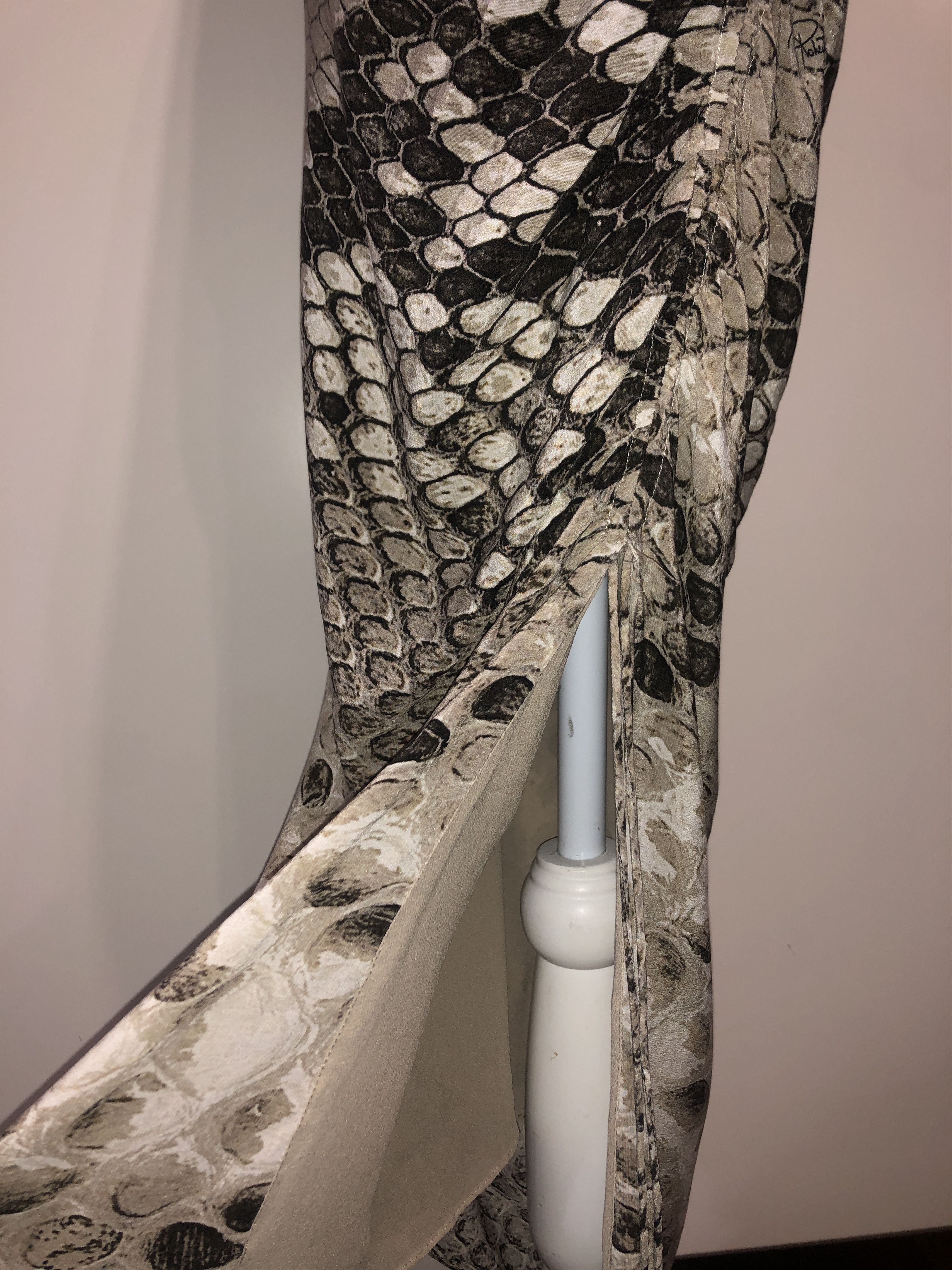 Roberto Cavalli Phyton silk printed Dress Size S / US 4 / IT 40 - 4 Thumbnail