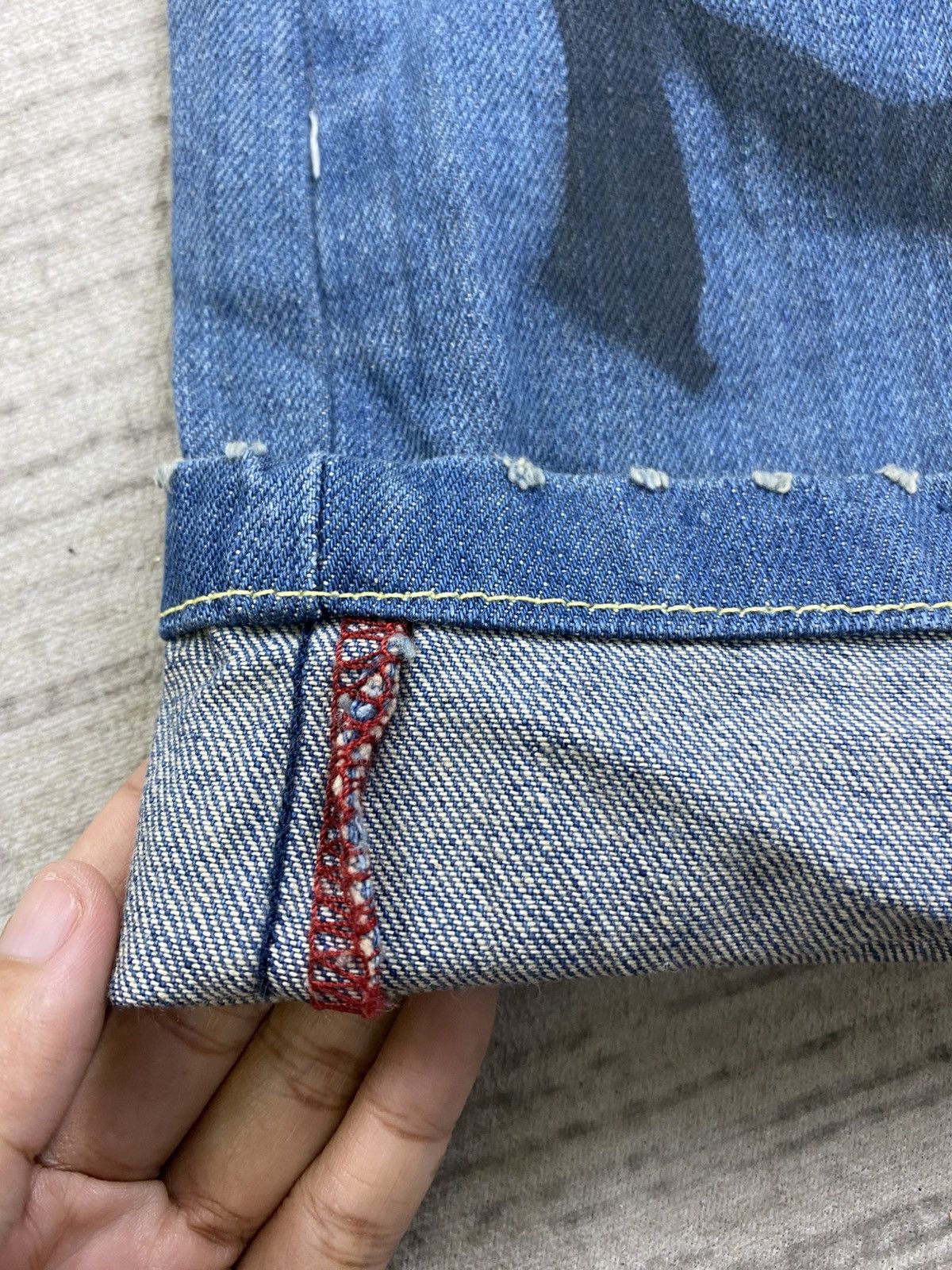 If Six Was Nine Vintage Red Pepper 70s Style Rolling Stone Custom Flare Pant Size US 30 / EU 46 - 13 Thumbnail
