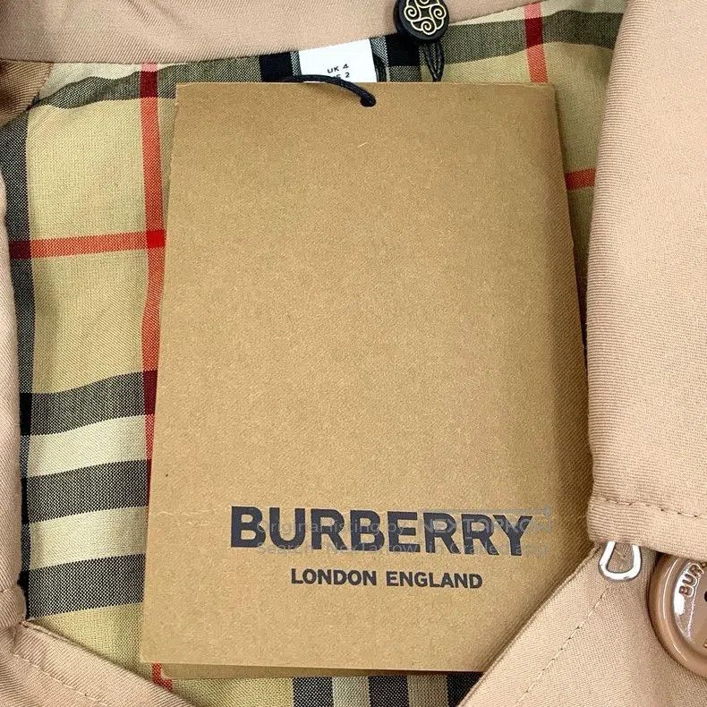 Burberry Burberry Cinnamon Cotton Trench Coat. Size US XS / EU 42 / 0 - 7 Thumbnail
