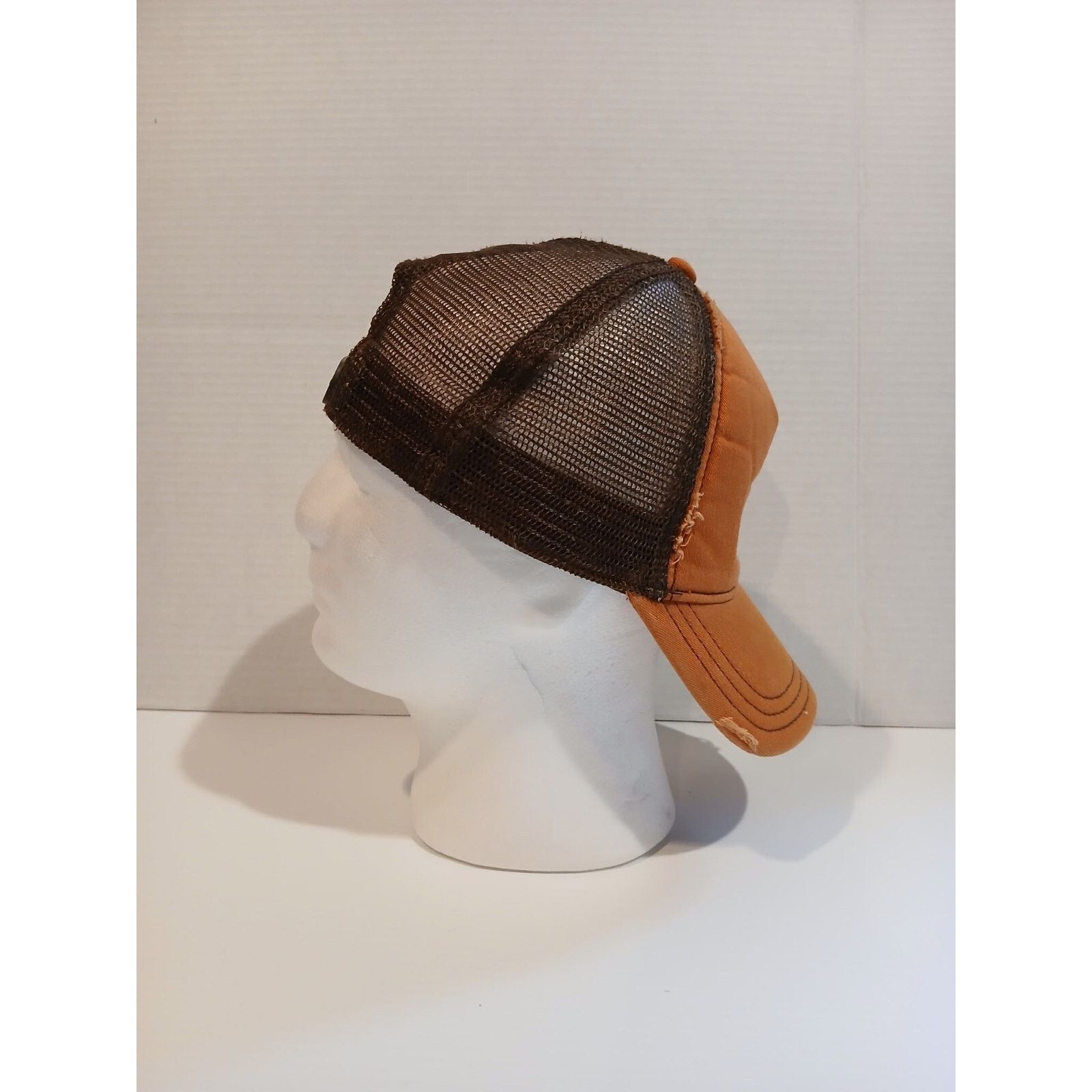 Other Texas Lonnghorn Mesh Hat Outhouse Designs Orange Hat Size ONE SIZE - 5 Thumbnail