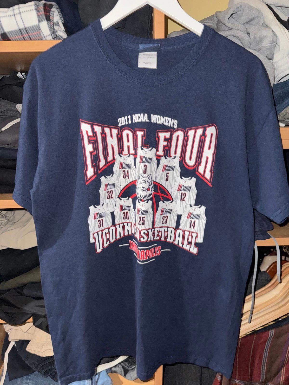 NCAA 2011 Final Four UCONN HUSKIES Wmns L T-Shirt INDIANAPOLIS Size US M / EU 48-50 / 2 - 2 Thumbnail
