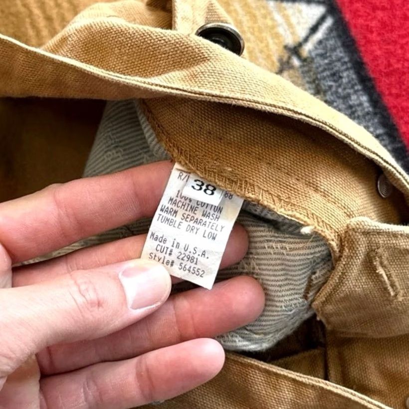 Vintage Vintage Wah Maker Western Pants 38x31 Brown Cinch Back 90s USA Made Size US 38 / EU 54 - 3 Thumbnail