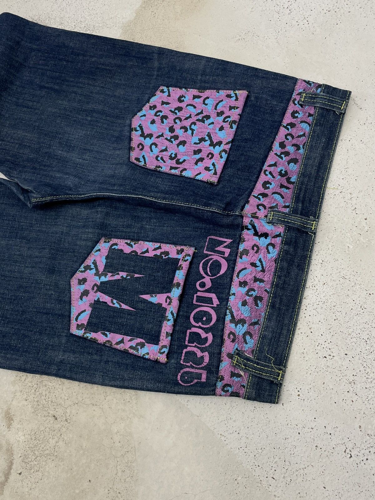 Japanese Brand Vintage Japan Designer 90’S MPLQ Streetwear ‘Clash’ Denim Size US 31 - 9 Thumbnail