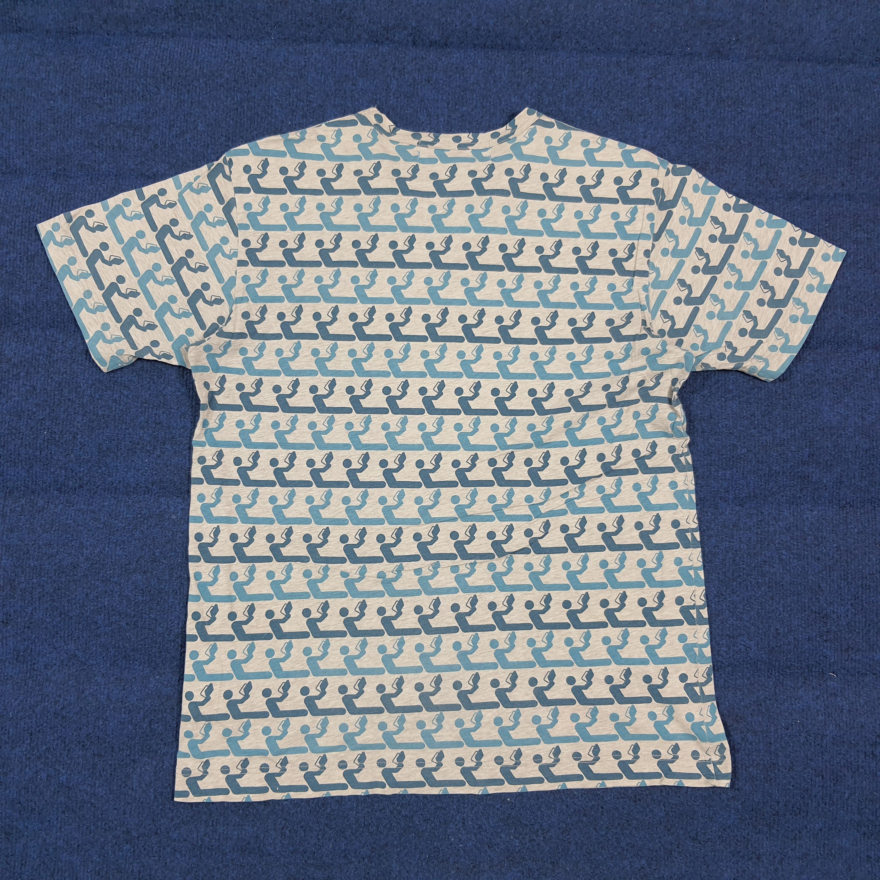 Comme des Garcons Vintage Comme Des Garcons Monogram Pocket Tee C299N17 Size US M / EU 48-50 / 2 - 3 Thumbnail