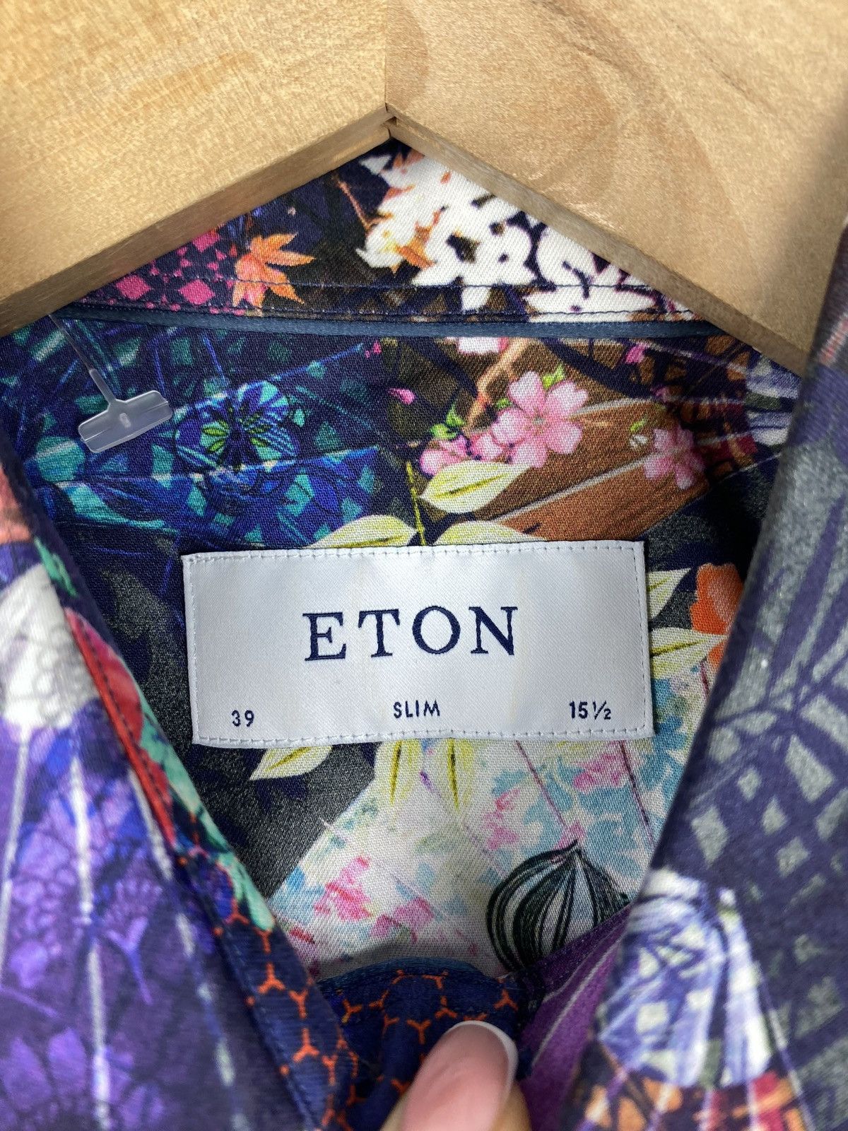 Eton Eton men’s floral pattern long sleeve button up shirt Size US S / EU 44-46 / 1 - 10 Thumbnail