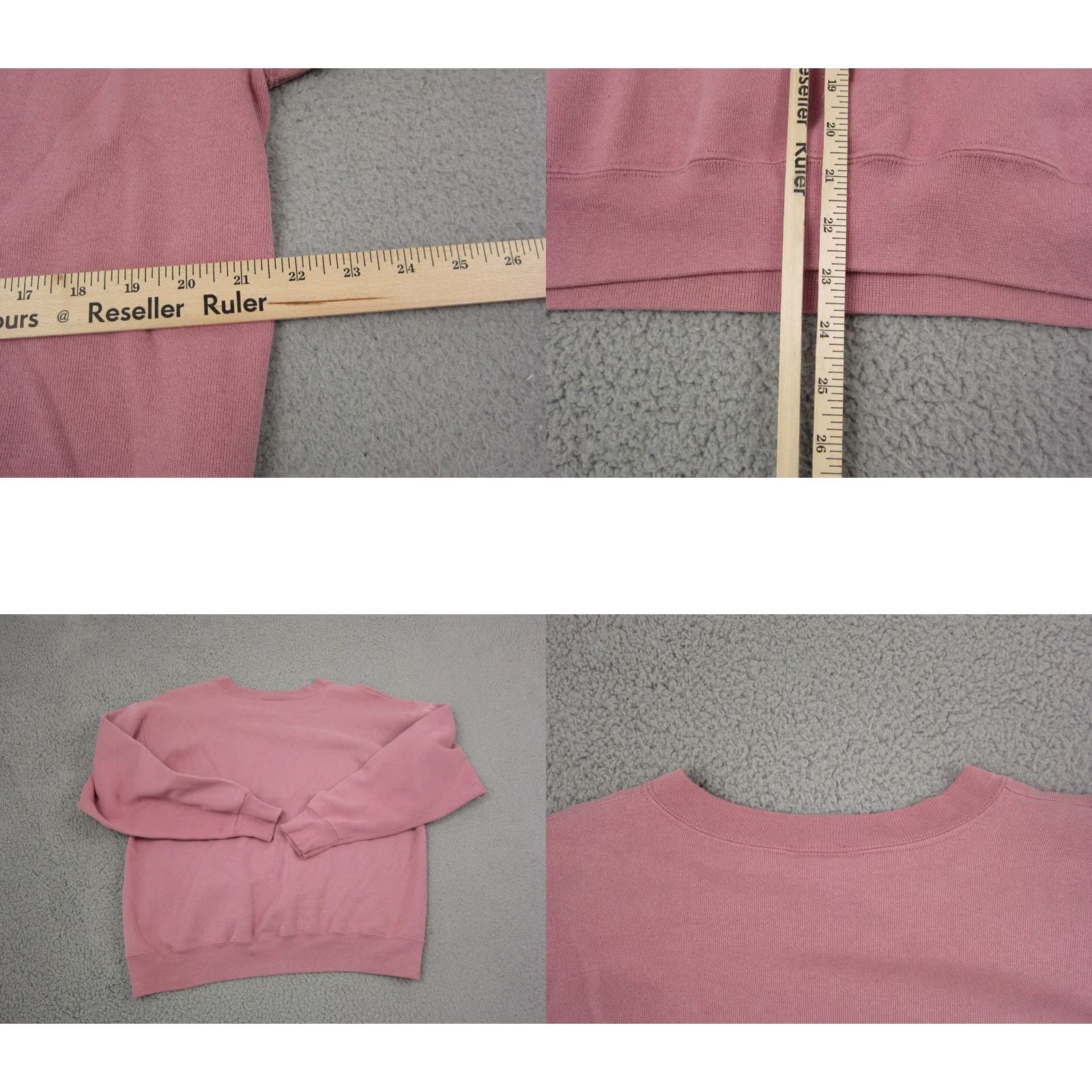 Vintage VINTAGE Pro Spirit Sweatshirt Large Pink Blank USA Made 90s Sweater Womens Size L / US 10 / IT 46 - 8 Thumbnail