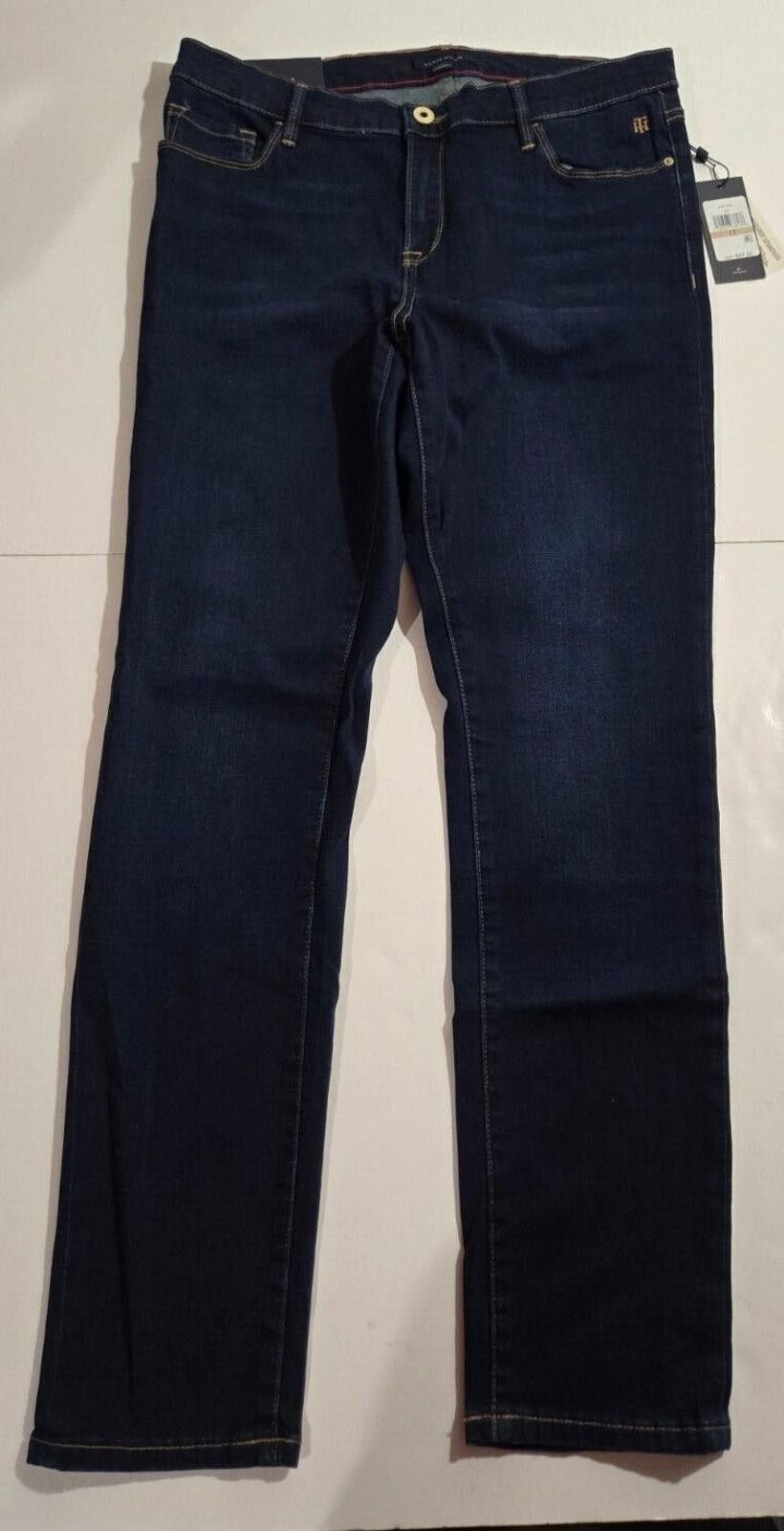Tommy Hilfiger Women's Tommy Hilfiger Denim Skinny Midrise Stretch NWT 12 Size 34" / US 12 / IT 48 - 1 Thumbnail