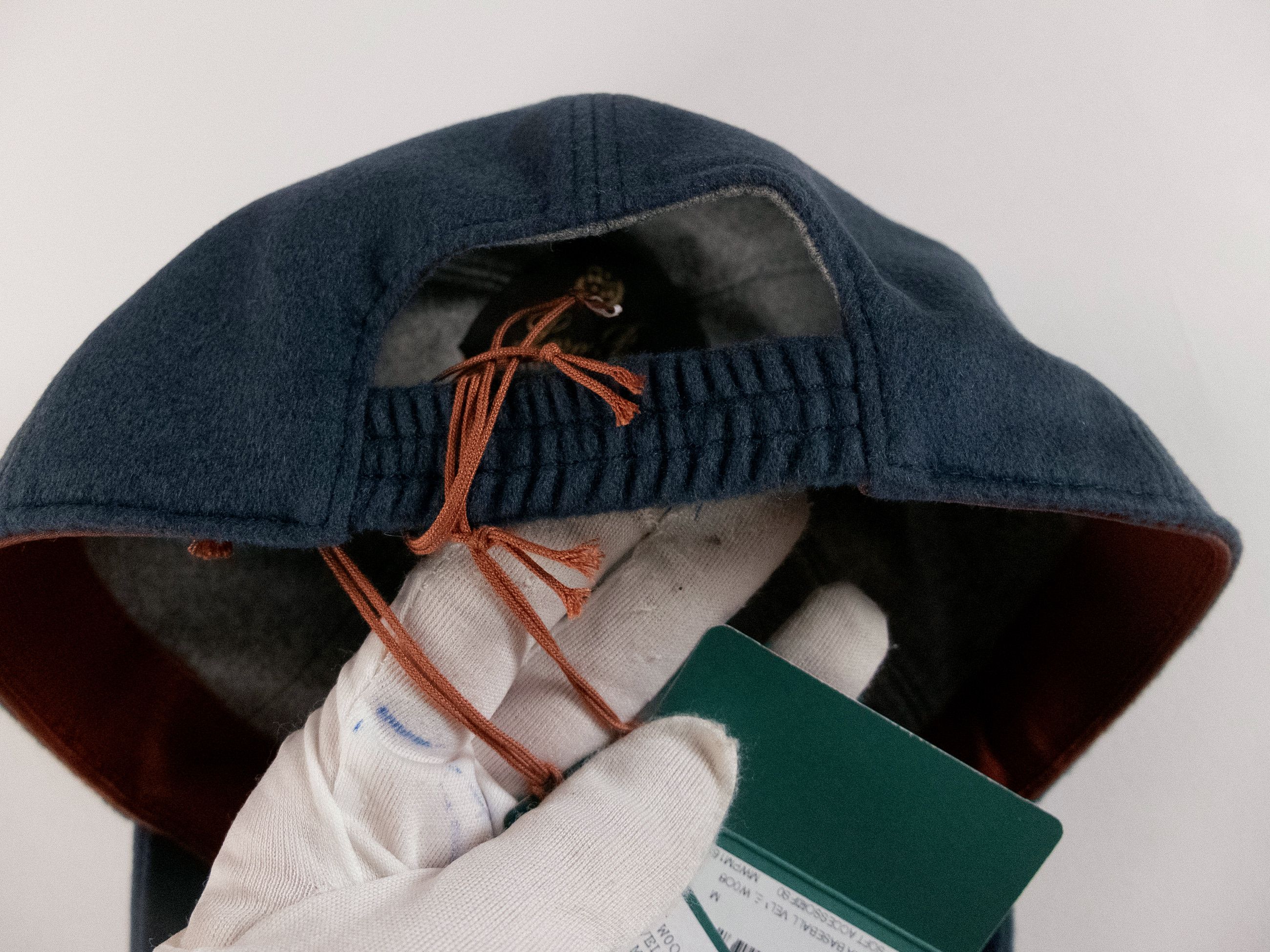 Loro Piana LORO PIANA blue velvet cashmere baseball cap Medium Size ONE SIZE - 6 Thumbnail