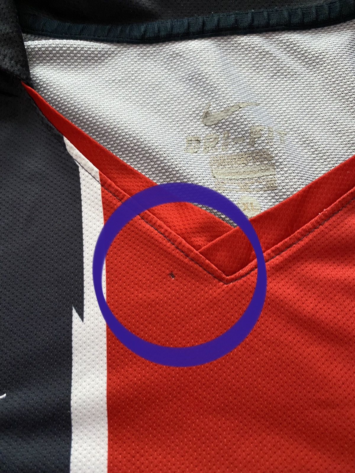 Nike 2010 2011 Paris PSG France Nike Home Vintage Soccer Jersey Size US XL / EU 56 / 4 - 6 Thumbnail