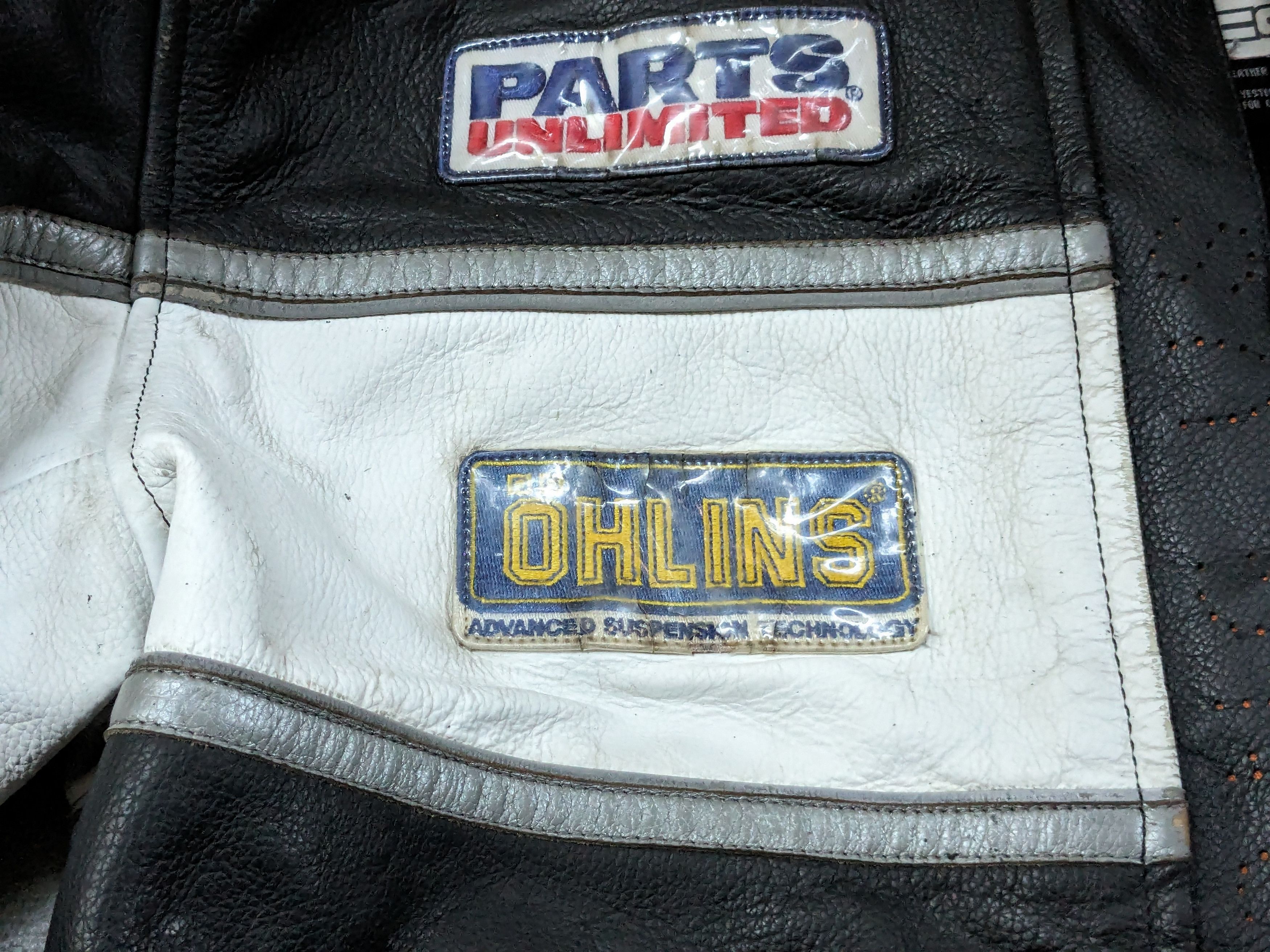 Genuine Leather Vintage Motorcycle Leather Biker Jacket Black White Y2K Size US L / EU 52-54 / 3 - 7 Thumbnail
