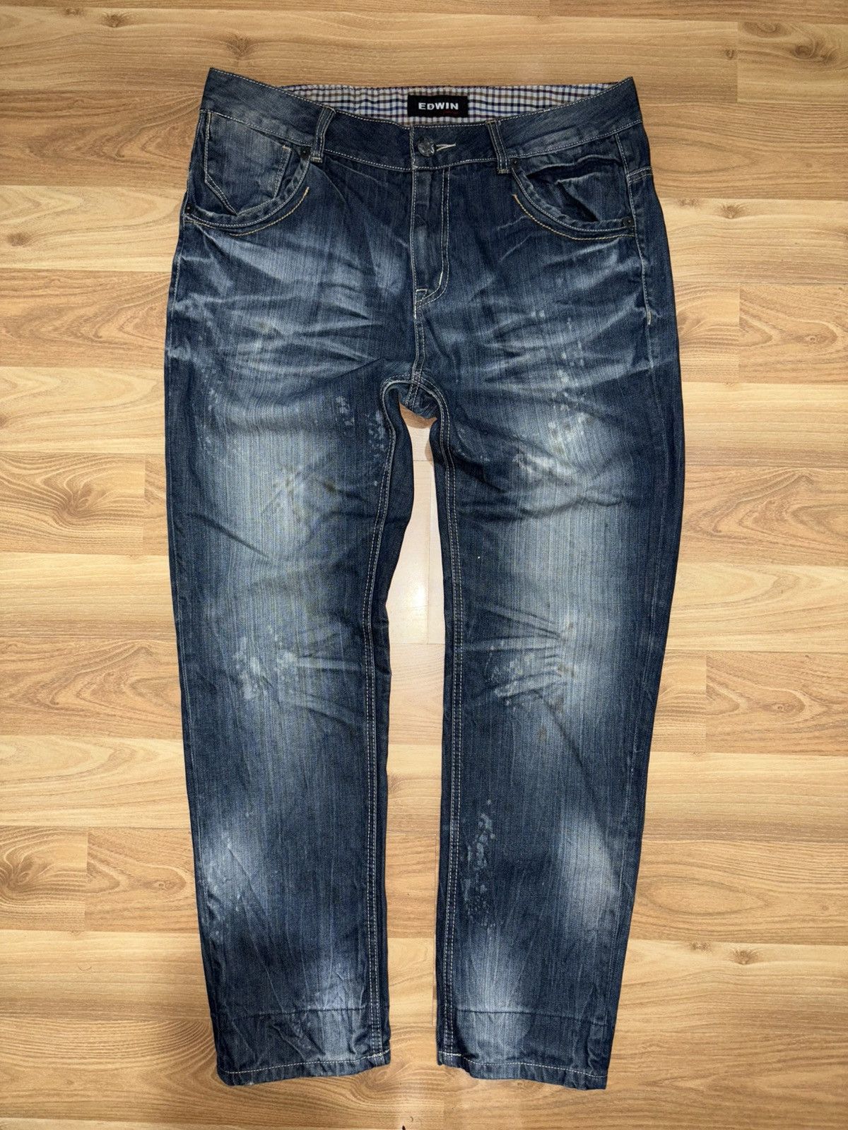 Edwin VTG x Edwin x Japanese brand x Streetwear Jeans Size US 36 / EU 52 - 2 Thumbnail
