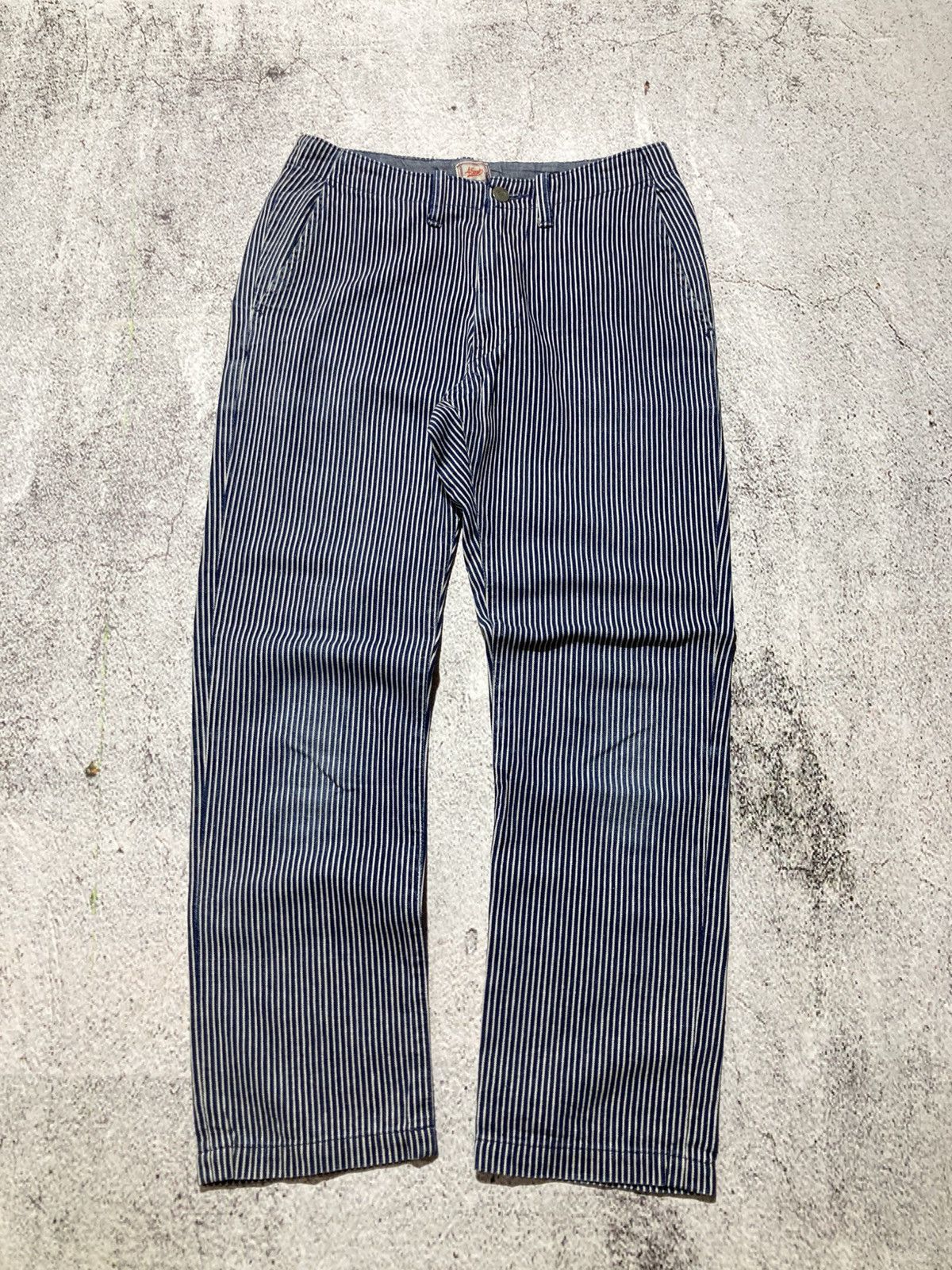 45rpm 🇯🇵 Vintage 45rpm Japan Hickory Stripe Pants Made In Japan Size US 27 - 1 Thumbnail