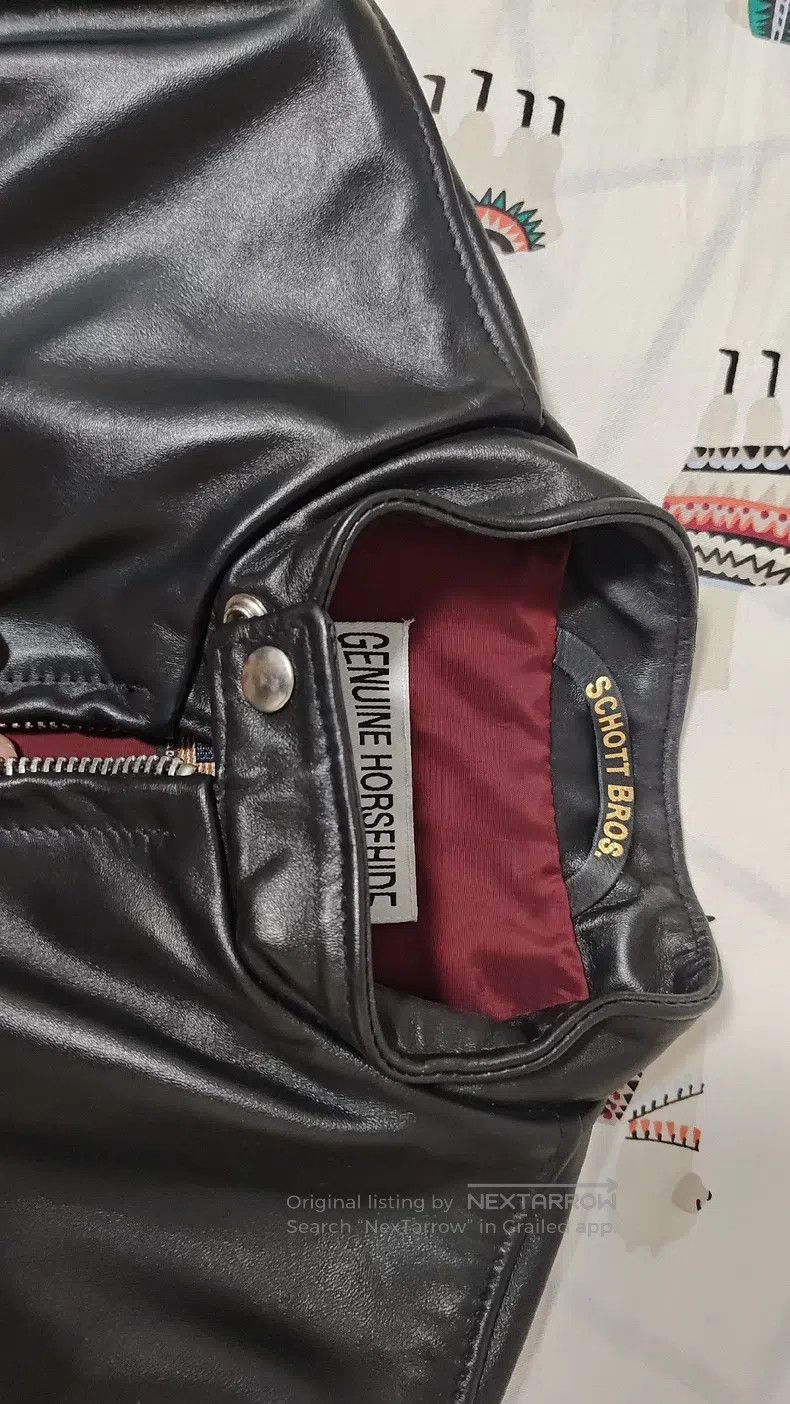 Schott Schott Horseskin leather clothing Size US XXS / EU 40 - 4 Thumbnail
