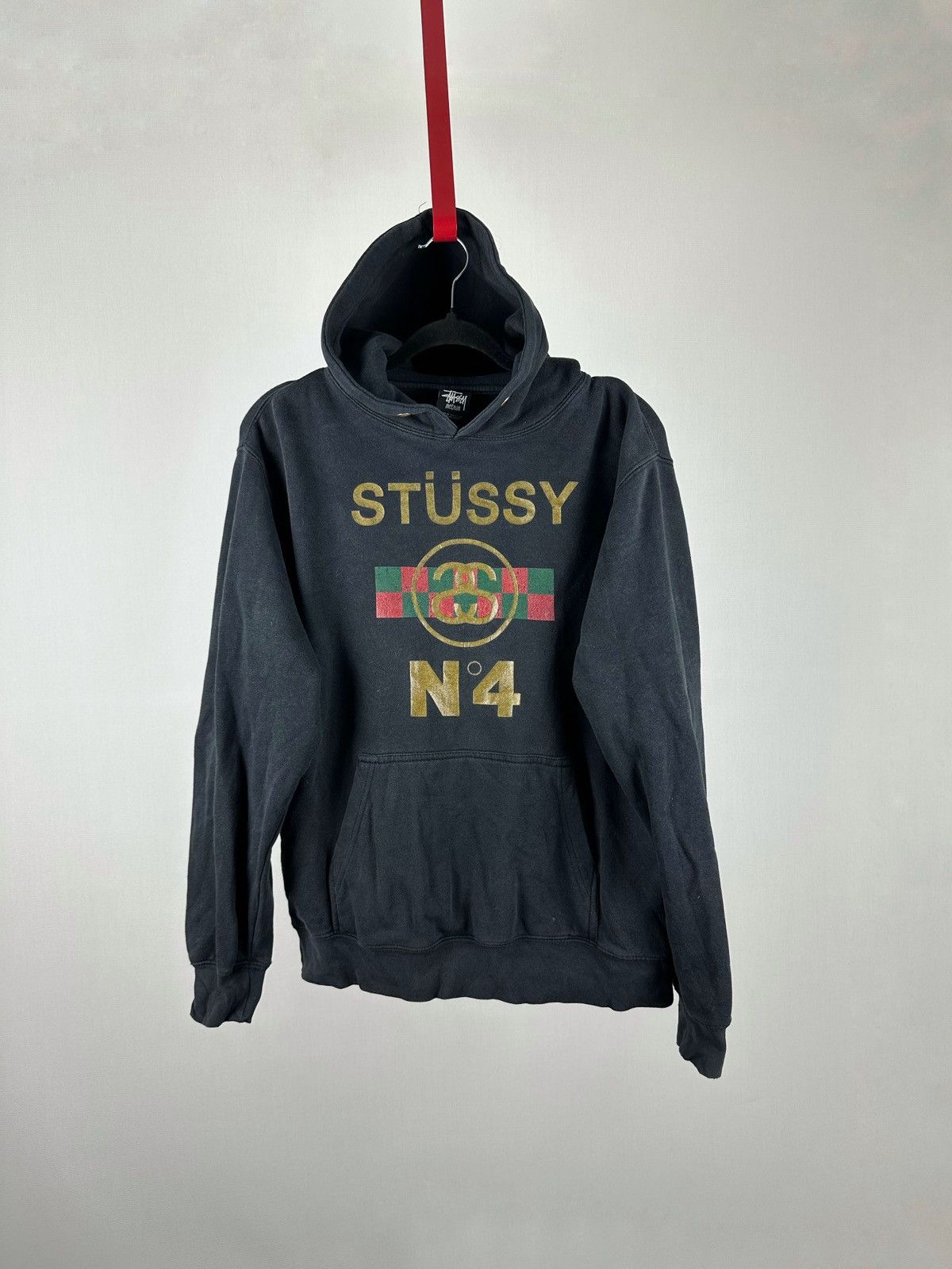 Stussy Vintage Stussy N4 Logo Pullover Hoodie Mens Size M Size US M / EU 48-50 / 2 - 3 Thumbnail