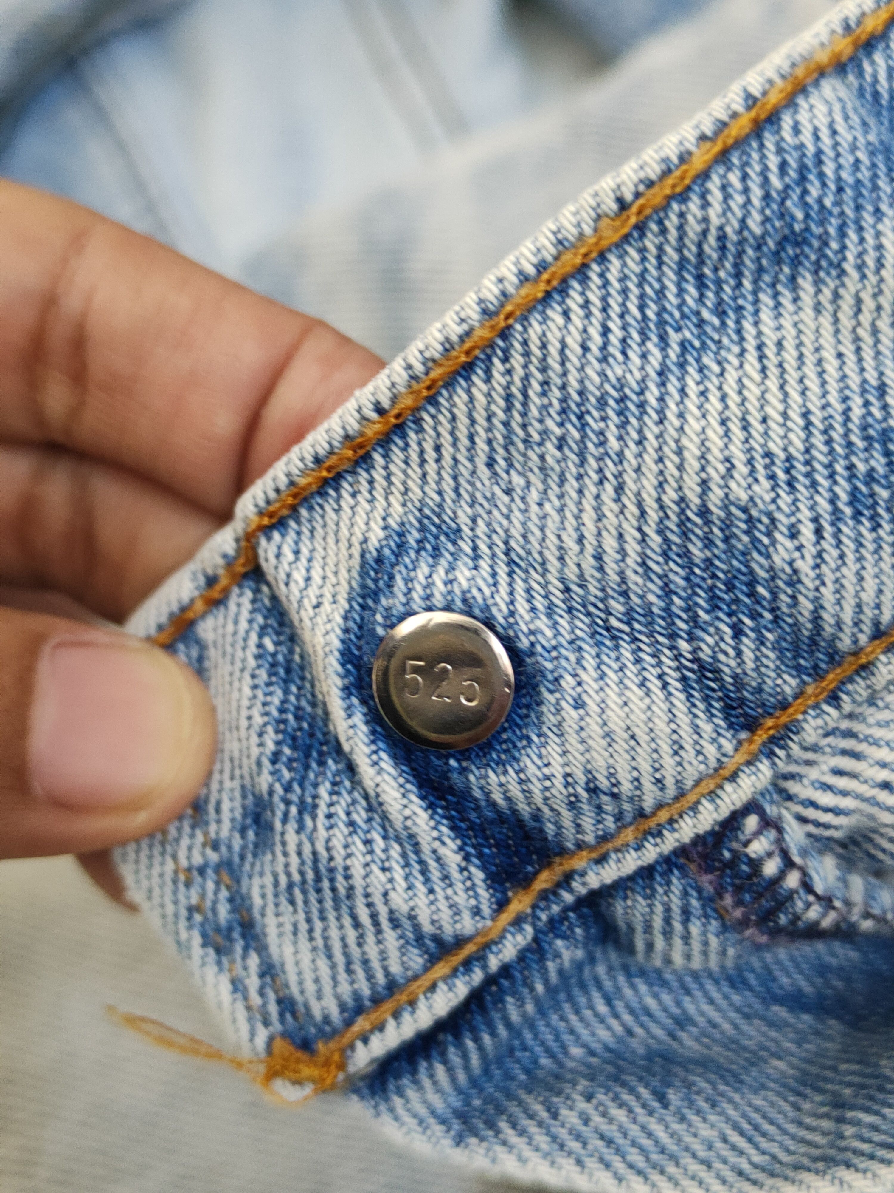 Levi's 510 Levi's Blue Distressed Ripped denim Jeans #W2078 Size US 33 - 15 Thumbnail