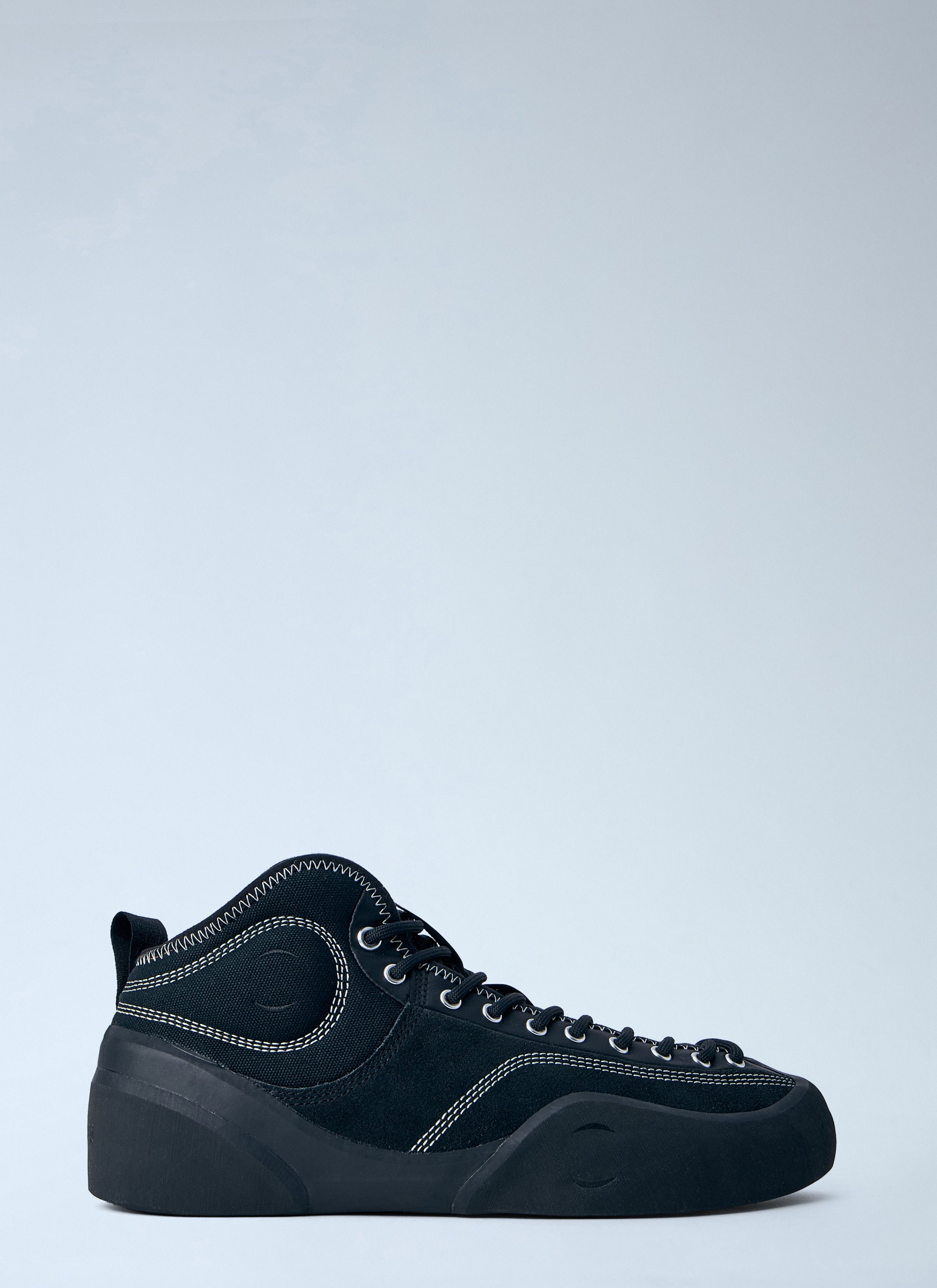 Village PM High-Top Sneakers with Contrast Stitching Size US 8 / EU 41 - 1 Thumbnail