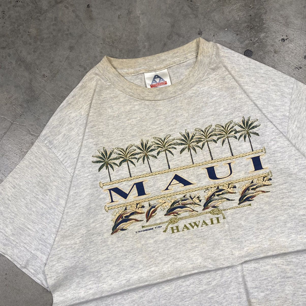 Vintage y2k Maui Hawaii Island Surf Tee Size US M / EU 48-50 / 2 - 2 Thumbnail
