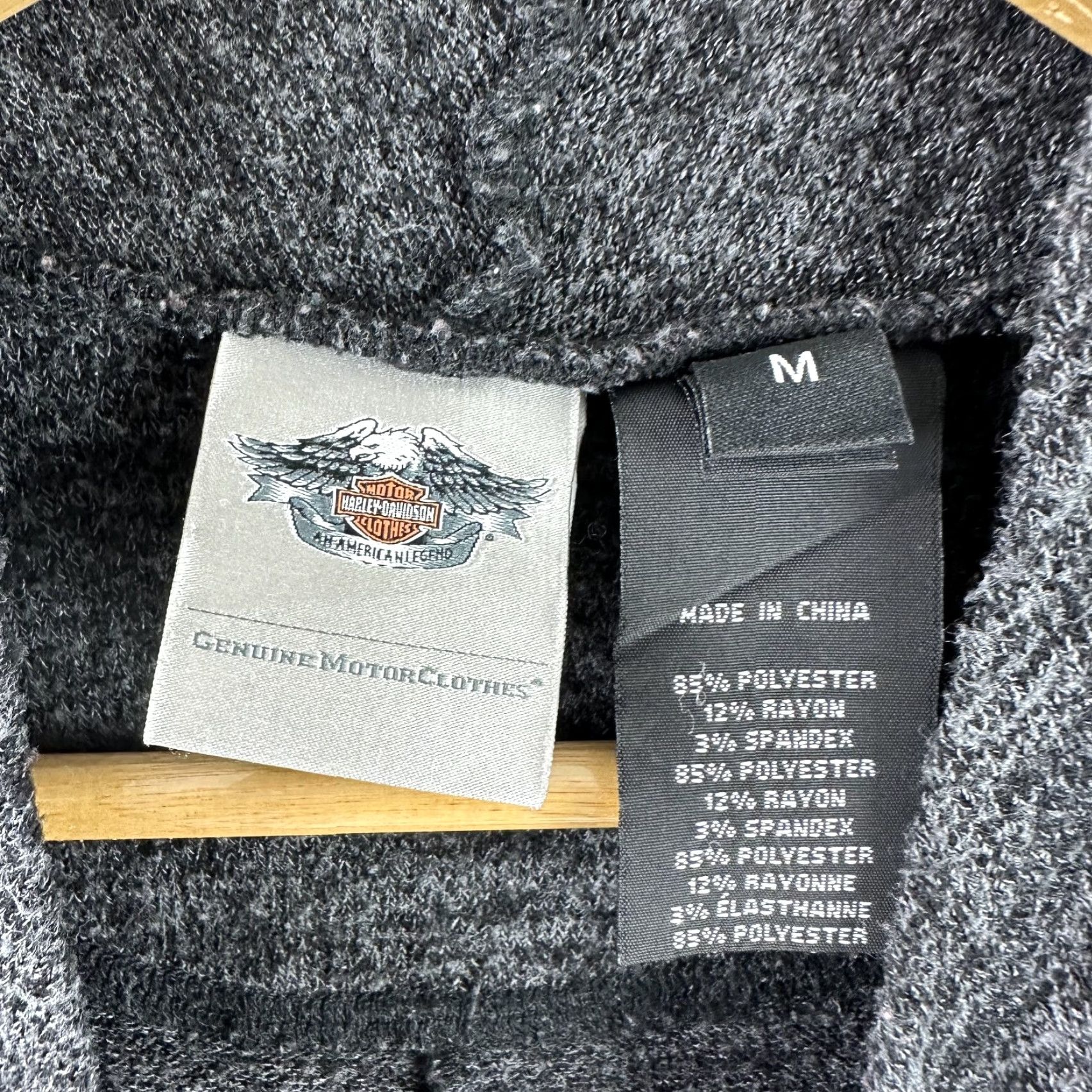 Harley Davidson Harley-Davidson Womens Cardigan Open Medium Dark Gray bling Size M / US 6-8 / IT 42-44 - 4 Thumbnail