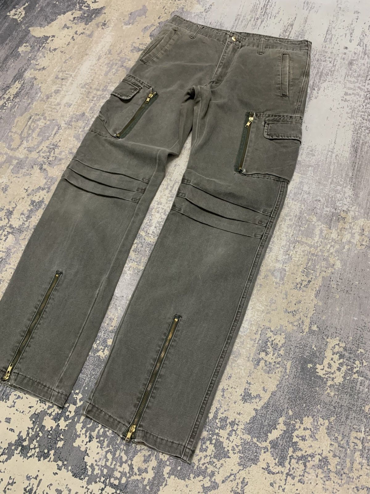 If Six Was Nine Vanquish Gold Multi-Zip Gimmick Flare Cargo Tactical 32 Size US 32 / EU 48 - 5 Thumbnail
