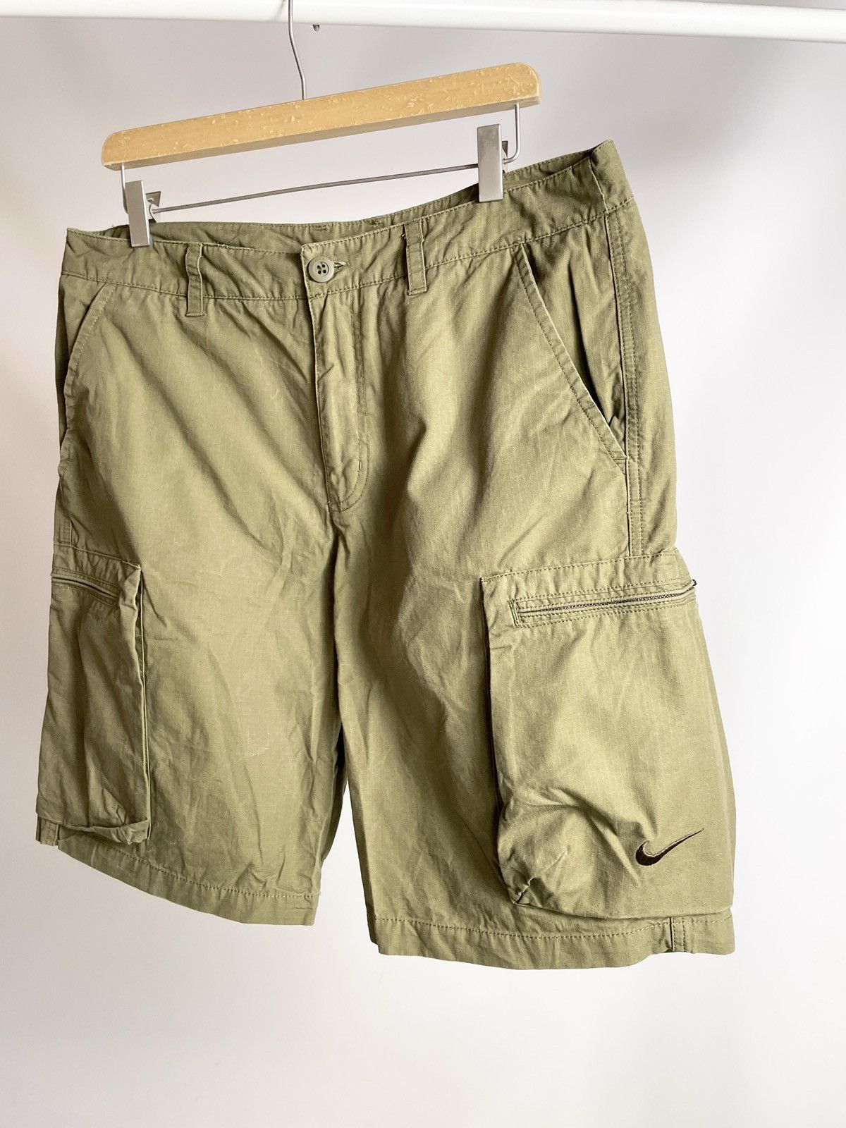 Nike VINTAGE 🐸 Nike tracking cargo military acg Shorts Size US 34 / EU 50 - 2 Thumbnail