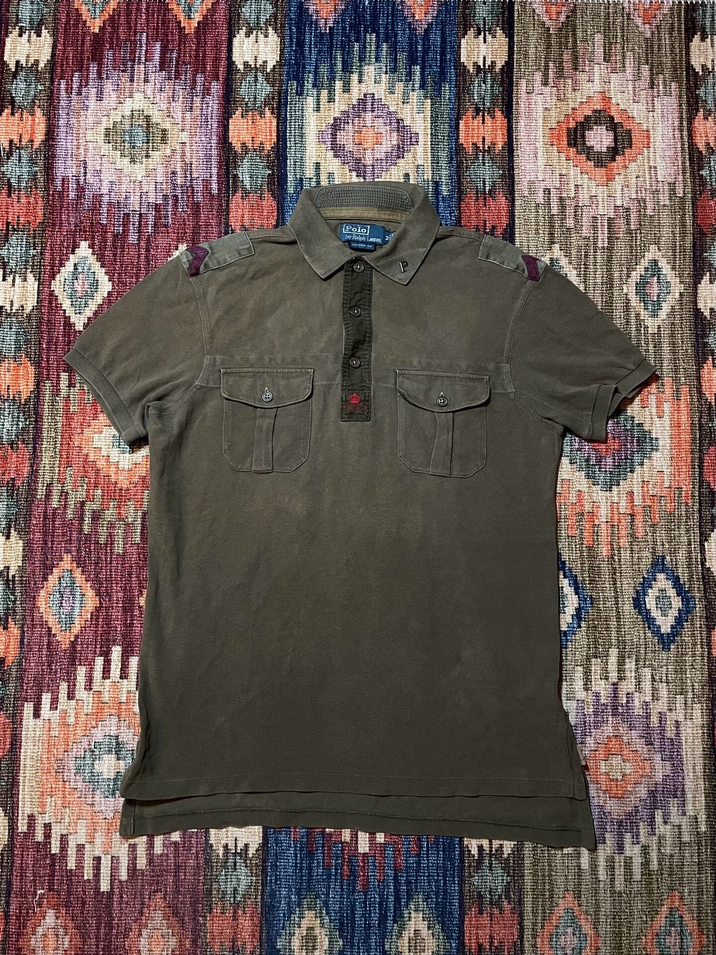 Ralph Lauren RALPH LAUREN Vintage Eagle Embroidered T-Shirt Size US M / EU 48-50 / 2 - 1 Thumbnail