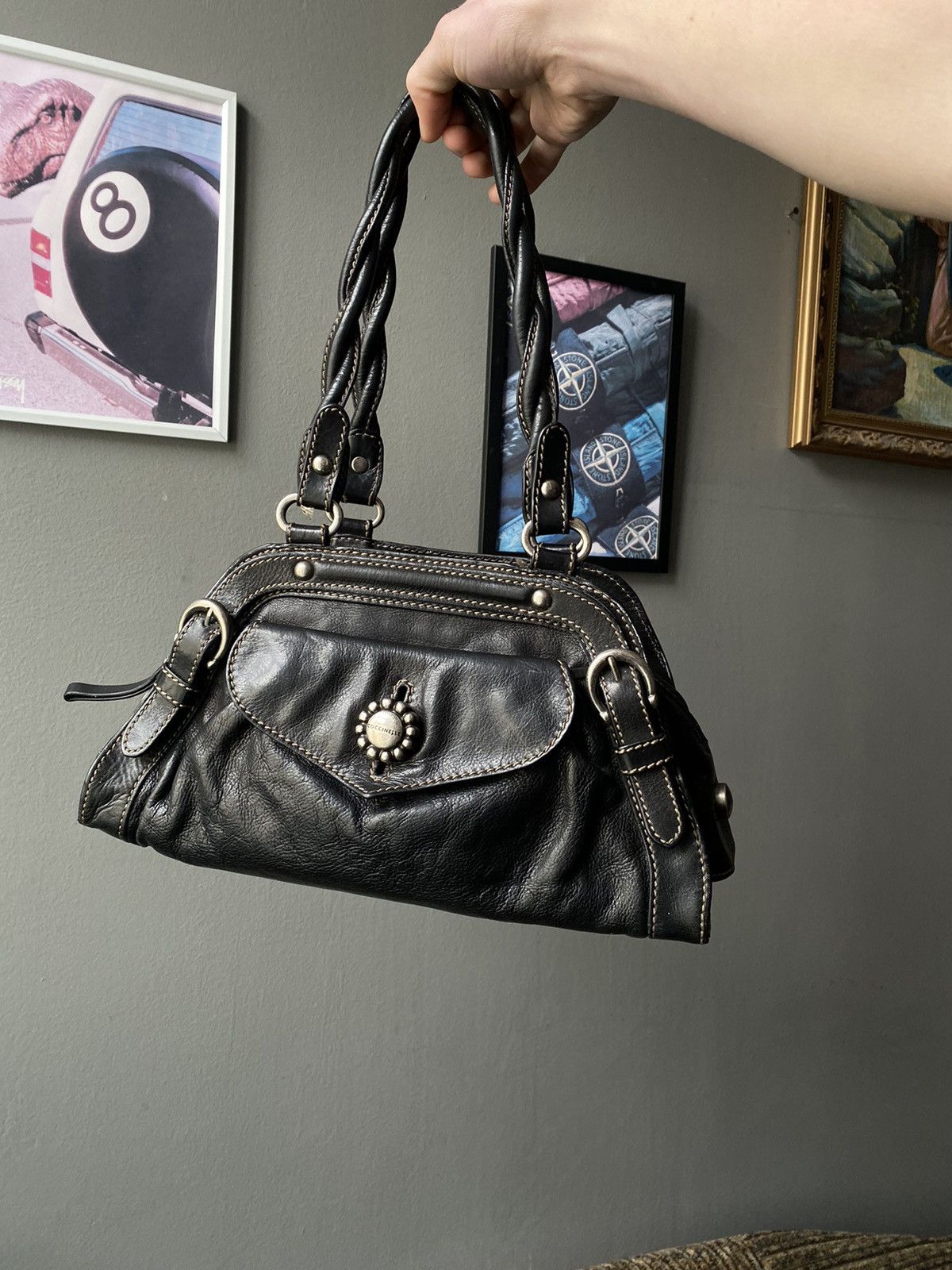 Vintage Avant Garde Style Leather Beg Coccinelle Size ONE SIZE - 4 Thumbnail