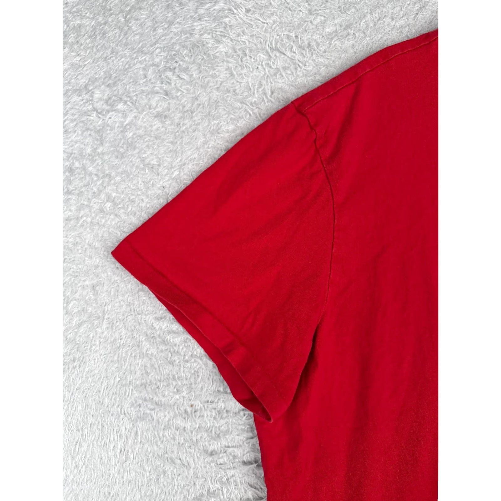 Ralph Lauren Polo Ralph Lauren Shirt Men XL Red Short Sleeve Crew Neck 100% Cotton Logo Embroidered Classic American Mens Size US XL / EU 56 / 4 - 3 Thumbnail