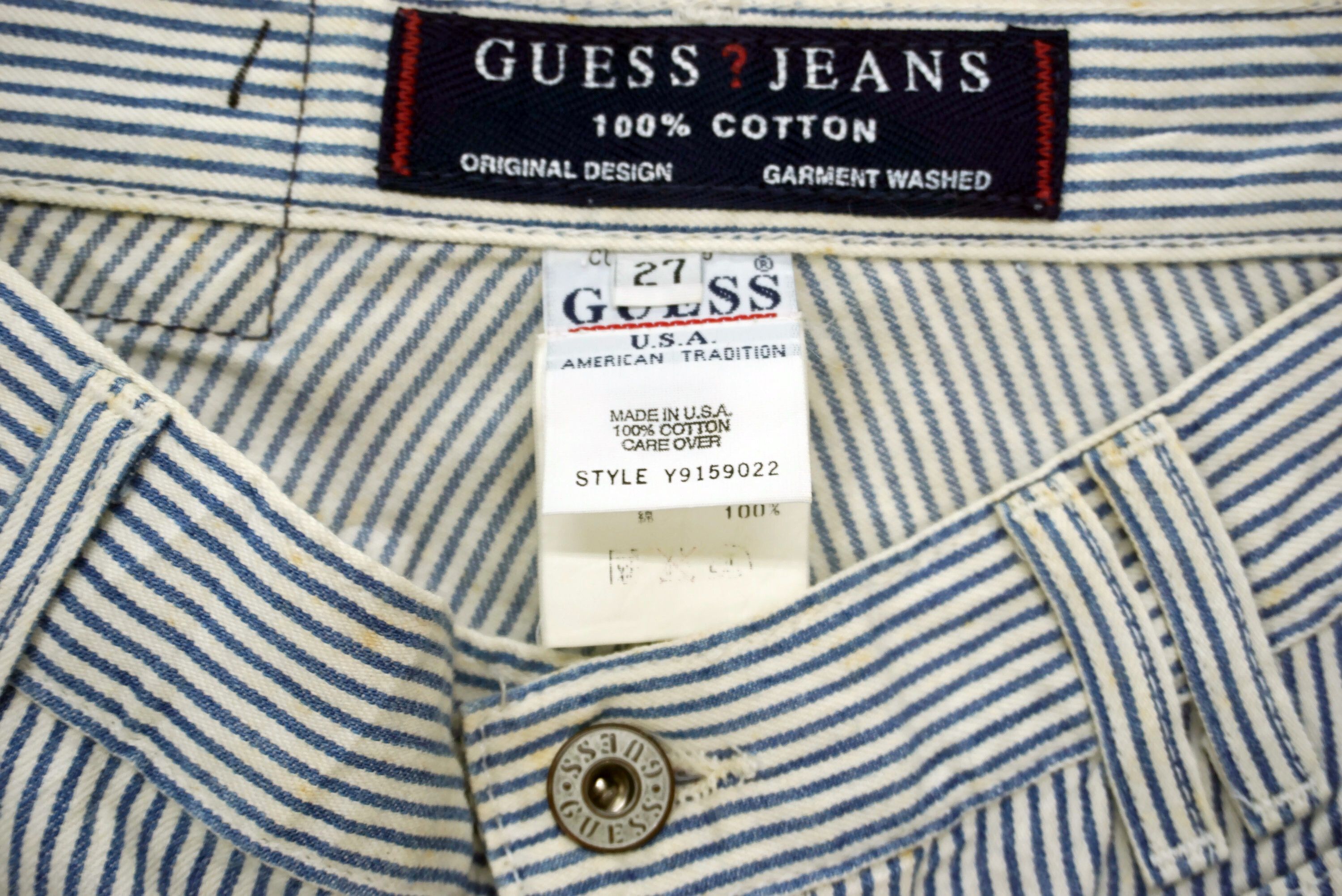 Guess Vintage Guess Jeans fit W29xL29.5 Bootcut Hickory USA Made Size 27" / US 4 / IT 40 - 14 Thumbnail