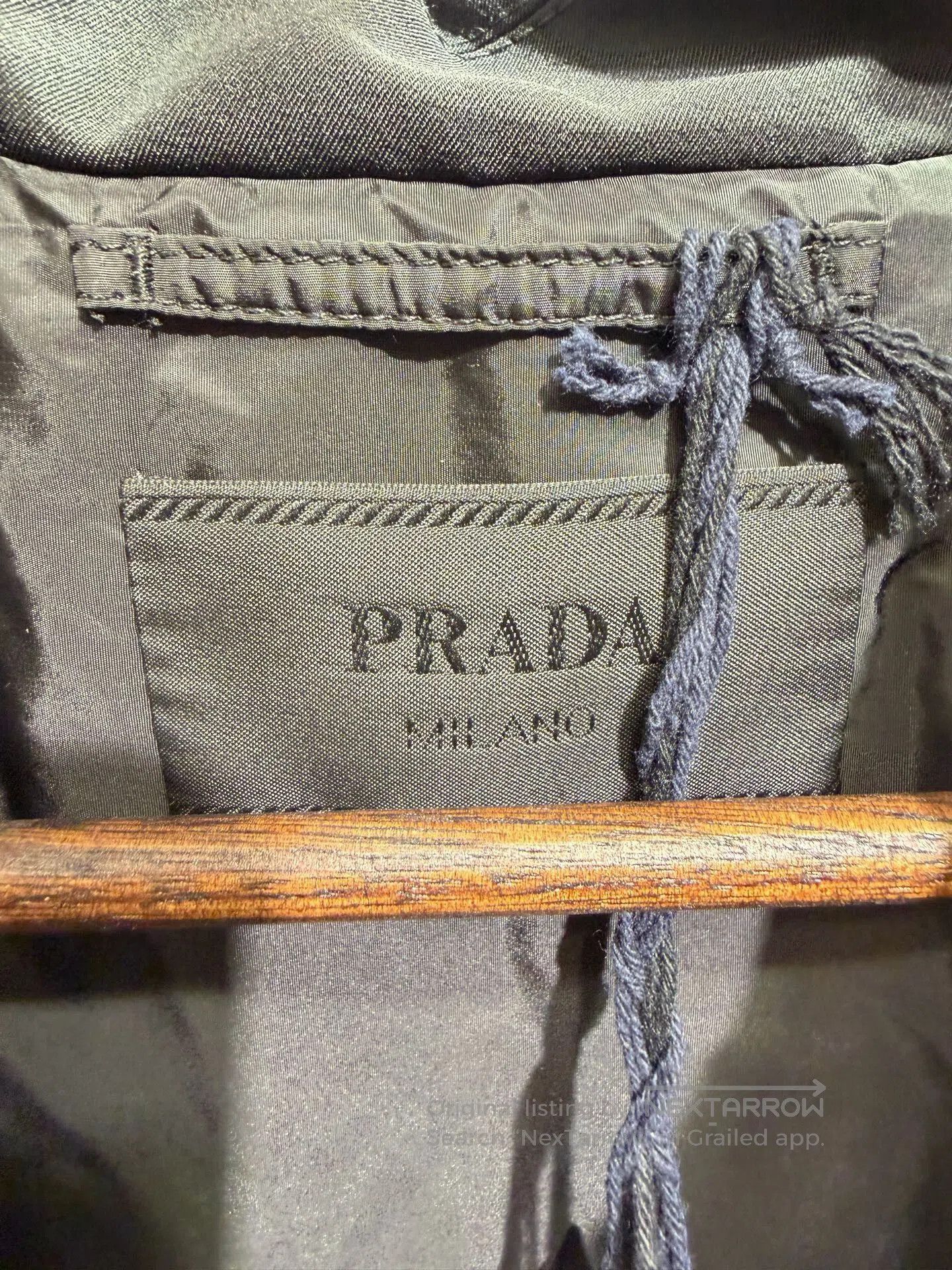 Prada Prada Enamel Triangle Lightweight Cotton Jacket. Size US L / EU 52-54 / 3 - 5 Thumbnail