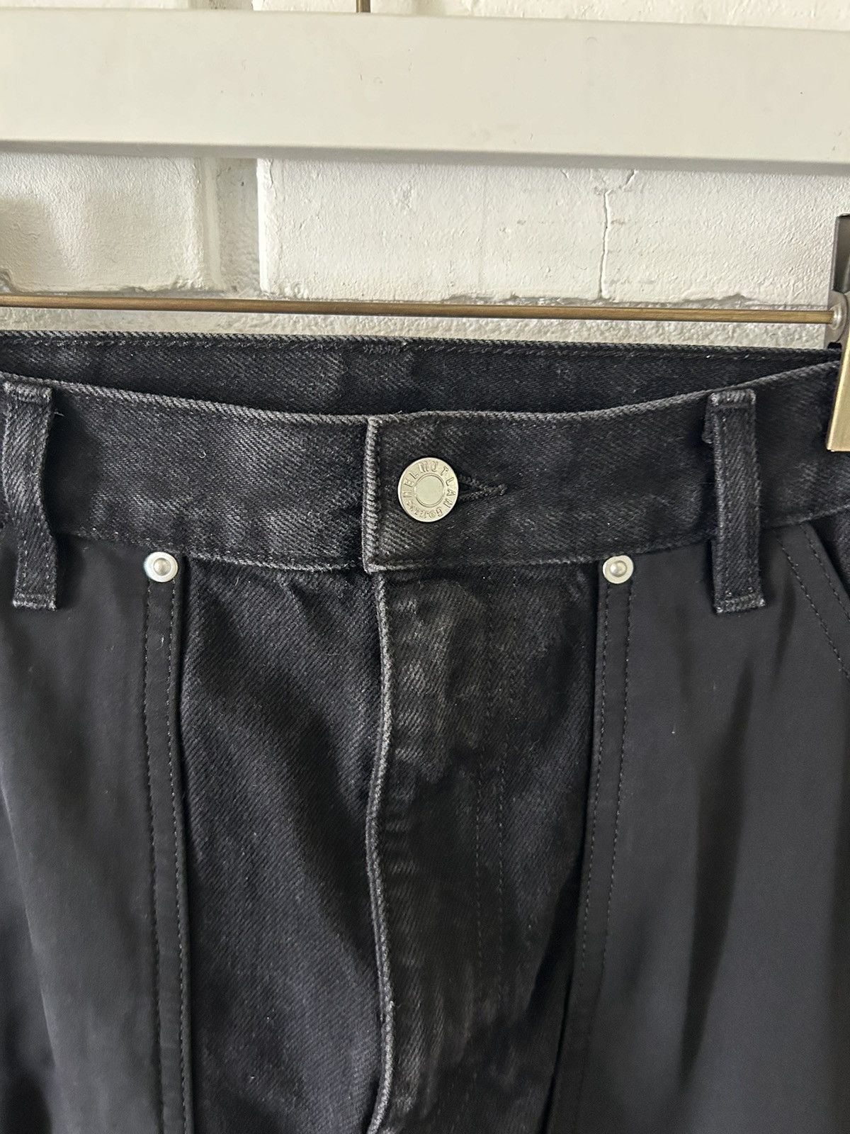 Helmut Lang Helmut Lang Black Utility Denim (sz34) Size US 34 / EU 50 - 3 Thumbnail
