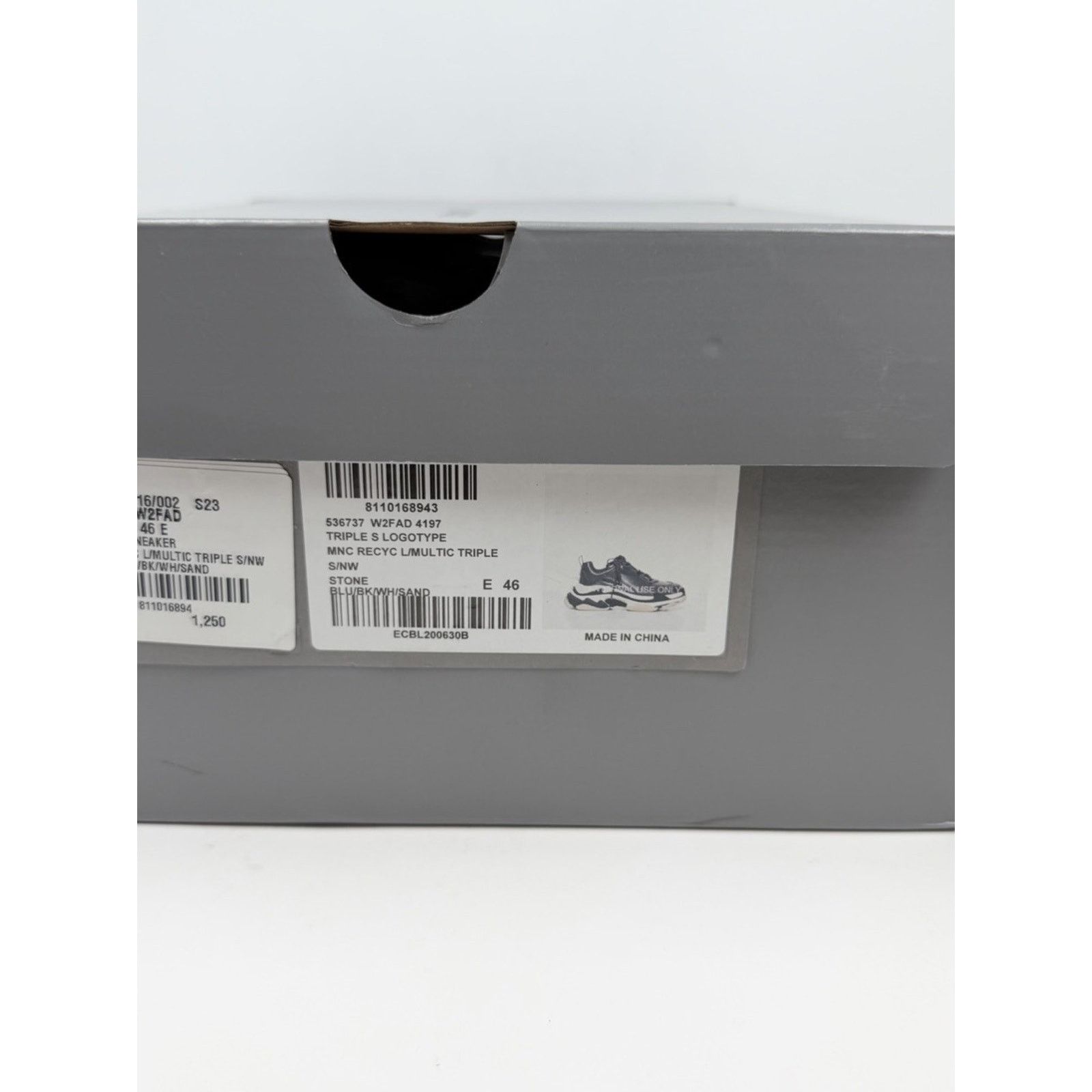 Balenciaga Size 46EU/13US - Balenciaga Triple S Stone Blue NEW Size US 13 / EU 46 - 9 Thumbnail
