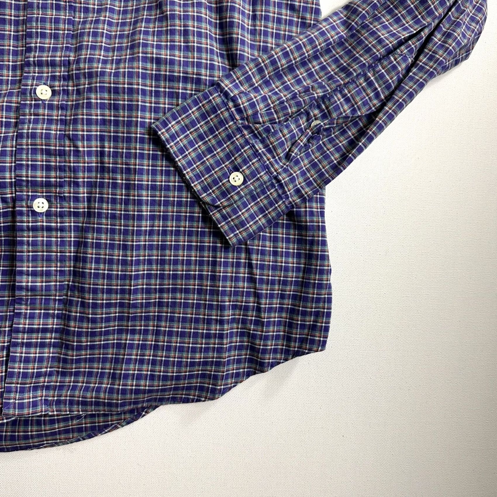Polo Ralph Lauren Polo Ralph Lauren Shirt Button-Down Plaid Purple Mens Size M Preppy Size US M / EU 48-50 / 2 - 5 Thumbnail