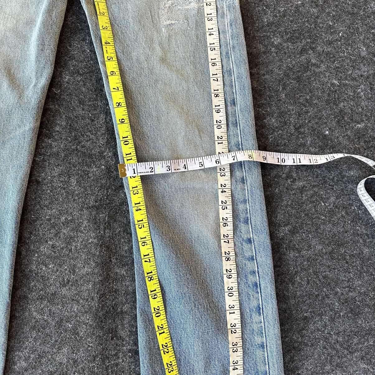 Levi's Vtg 90s Levis 501 Made in Usa Denim 29x35 D569 Size US 29 - 13 Thumbnail