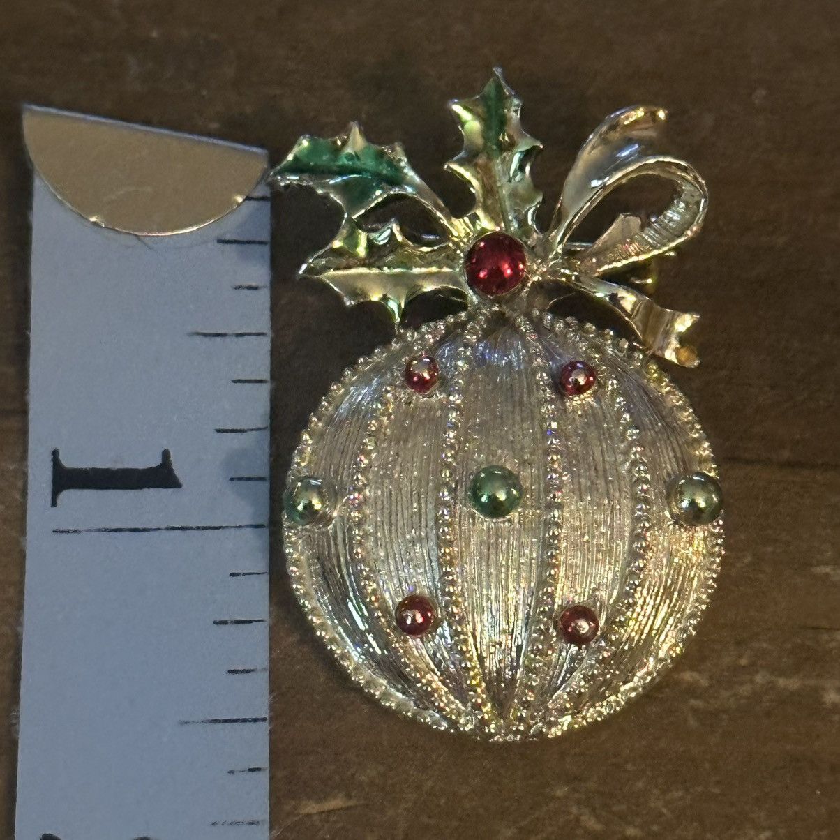 Other × Vintage Vintage Gerry’s Christmas ball brooch Size ONE SIZE - 2 Thumbnail