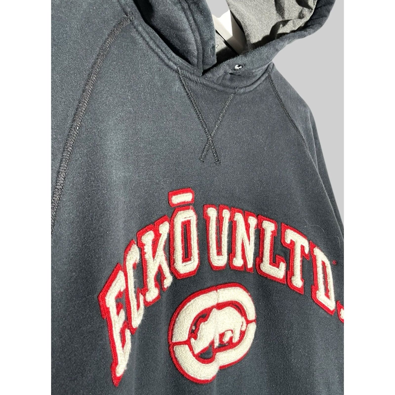 Vintage Vintage Ecko Unltd Hoodie Men’s M Black Red Rhino Logo Pullover Sweatshirt Size US M / EU 48-50 / 2 - 4 Thumbnail
