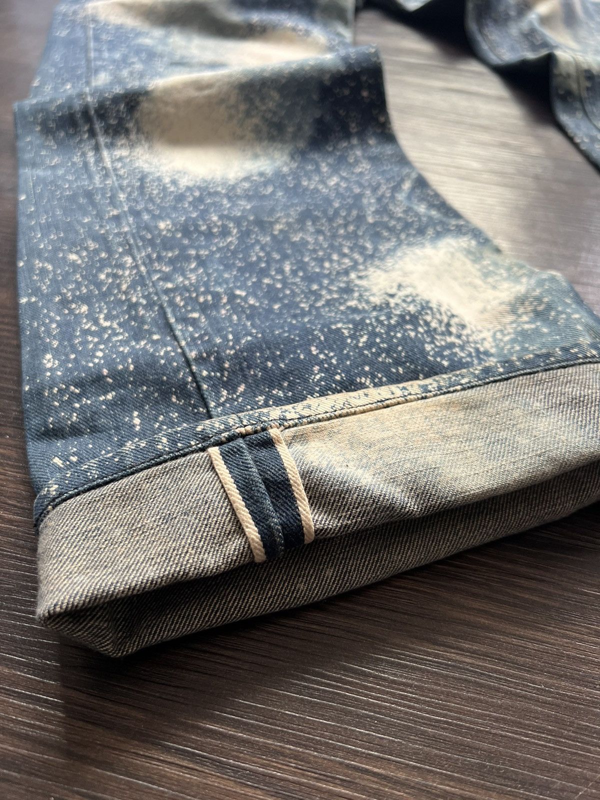 Issey Miyake × Lee 🔥Runway🔥 Issey miyake X Lee Splatter Paint denim - 33 Size US 34 / EU 50 - 4 Thumbnail