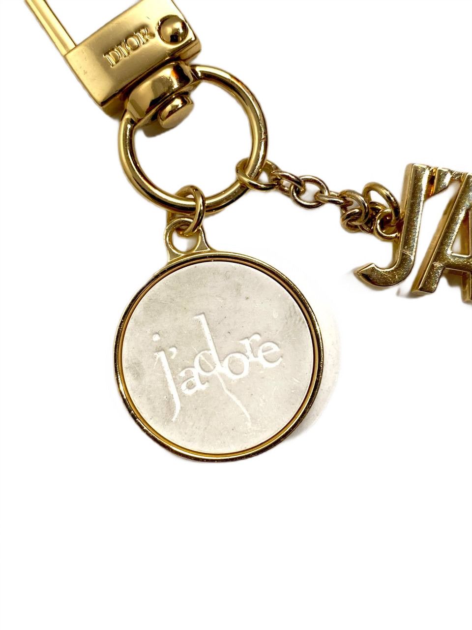 Dior Dior Jadore Gold Logo Bag Charm Key Ring Size ONE SIZE - 4 Thumbnail