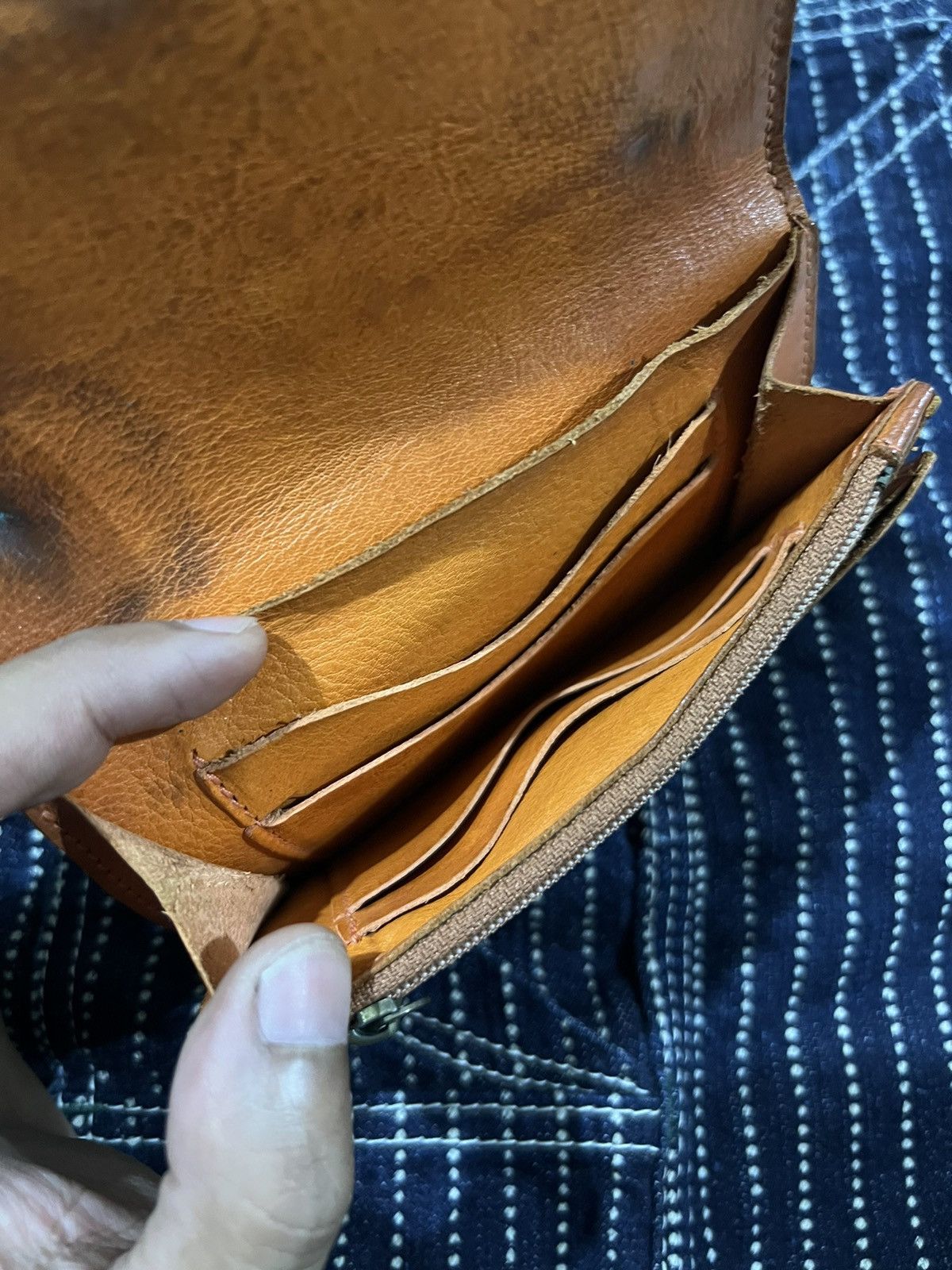 Il Bisonte Il Bisonte 🇮🇹 Hand Craft Leather Patina Bifold Wallets Size ONE SIZE - 6 Thumbnail