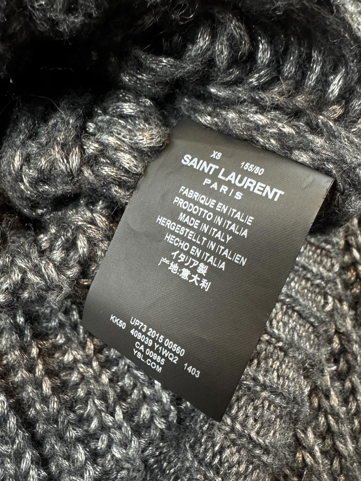 Saint Laurent Paris Saint Laurent SS16 Destroyed Cardigan Size US XS / EU 42 / 0 - 5 Thumbnail