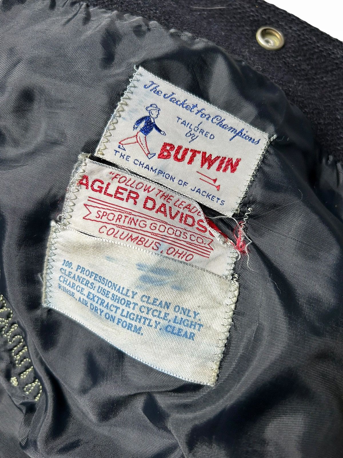 Vintage Vintage 60s Sportswear Letterman Wool Varsity Agler Davidson Size US L / EU 52-54 / 3 - 14 Thumbnail