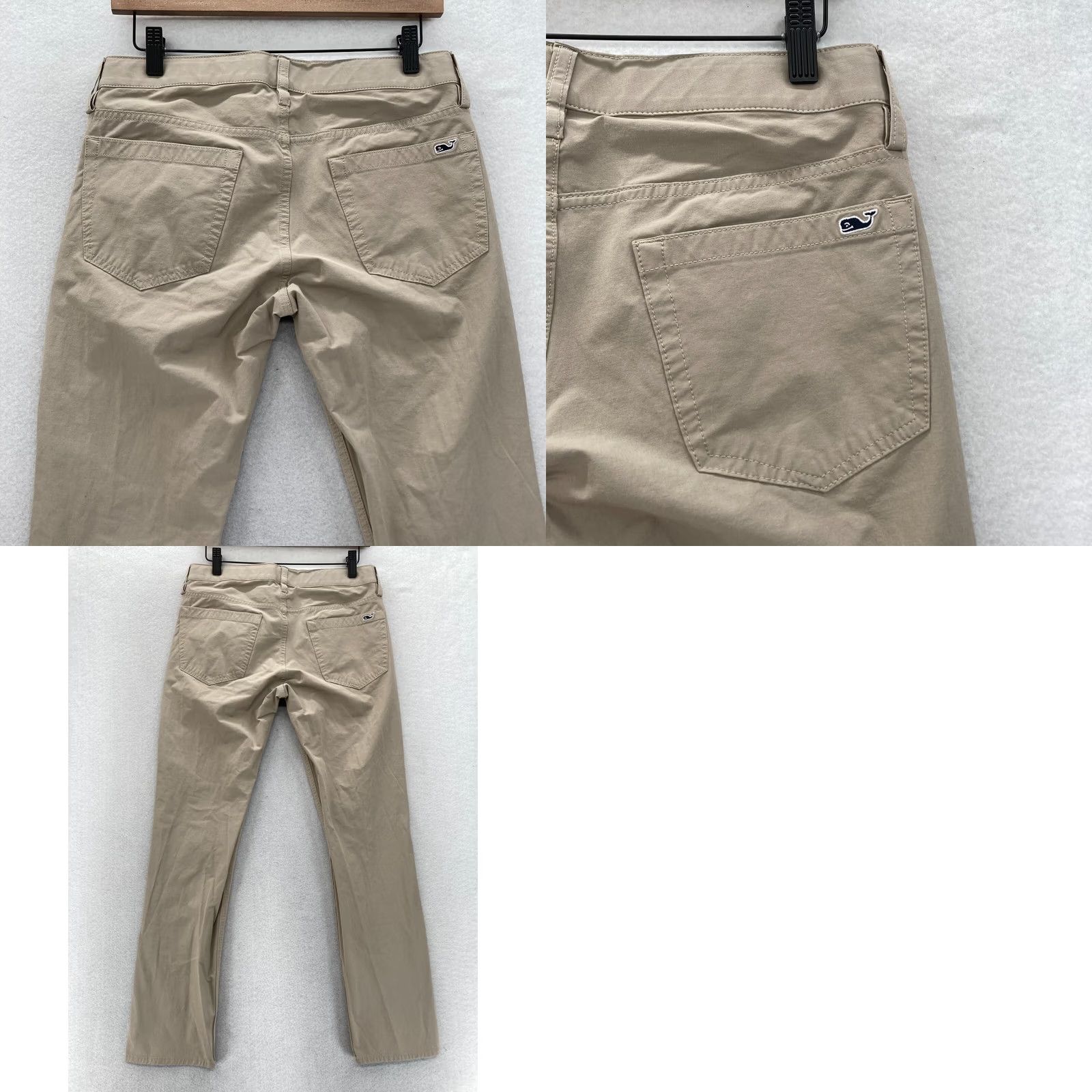 Vineyard Vines Vineyard Vines Performance Golf Pants Mens 30x30 Khaki Beige Stretch Preppy Size US 30 / EU 46 - 9 Thumbnail