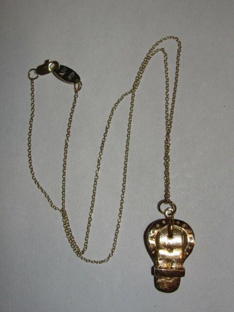 Designer 14kt Gold Vermeil Sterling Silver Pendant Necklace Unisex Size ONE SIZE - 1 Thumbnail