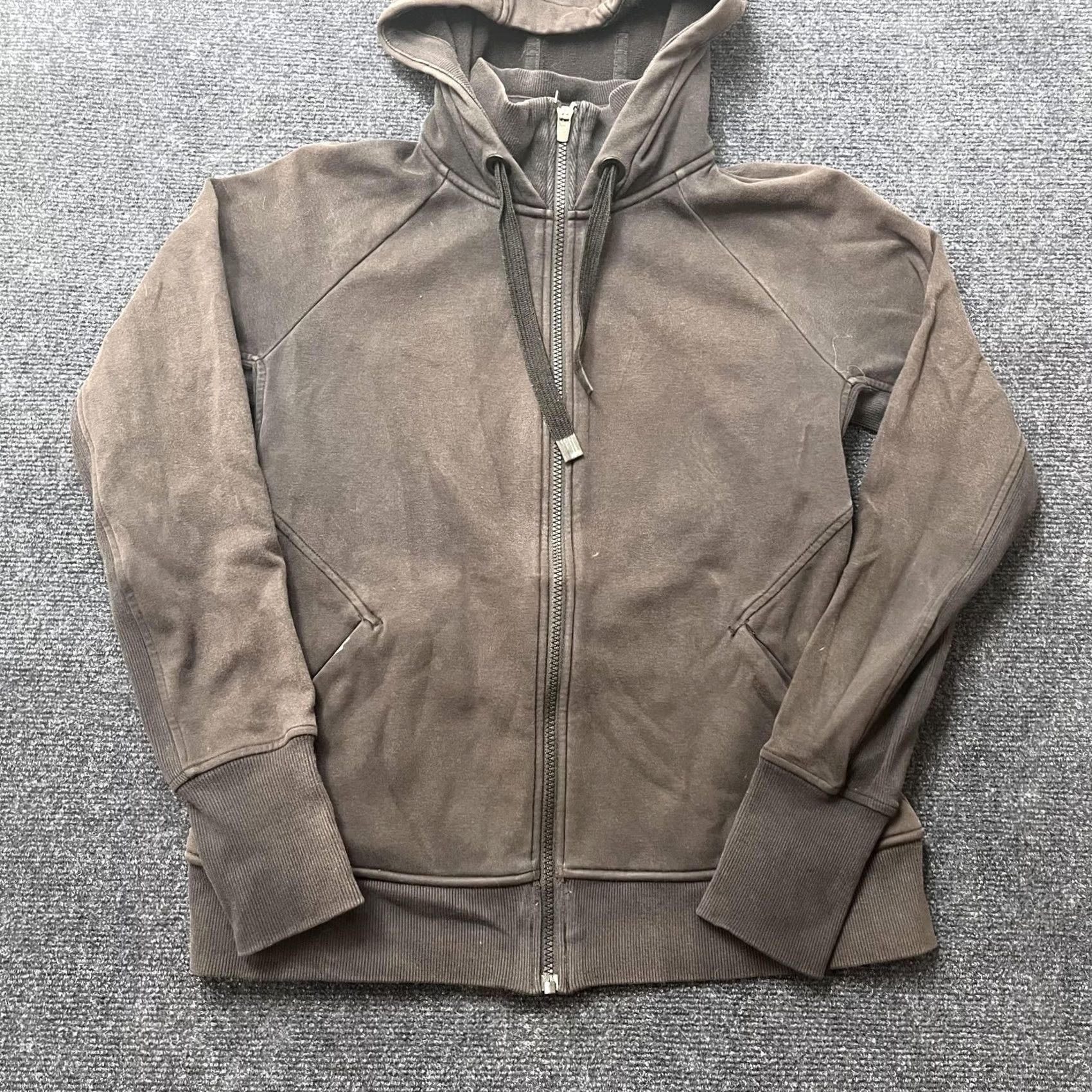 Athleta Athleta Hoodie Womens M Black Fleece Full Zip Solid Raglan Jacket Pockets Size M / US 6-8 / IT 42-44 - 2 Thumbnail