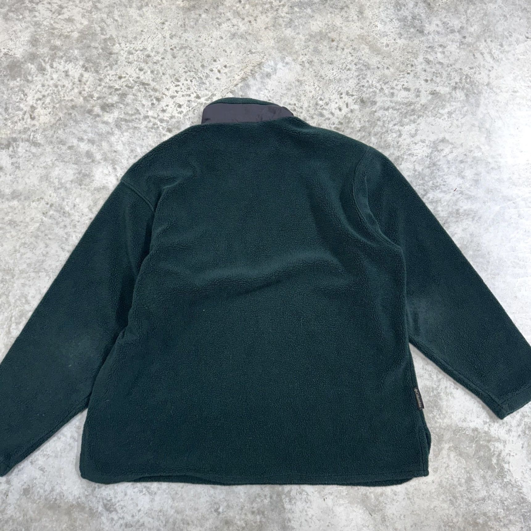 Vintage VINTAGE Columbia Jacket Mens Large Green Fleece 1/4 Zip USA 90s Pullover Jacket Size US L / EU 52-54 / 3 - 3 Thumbnail
