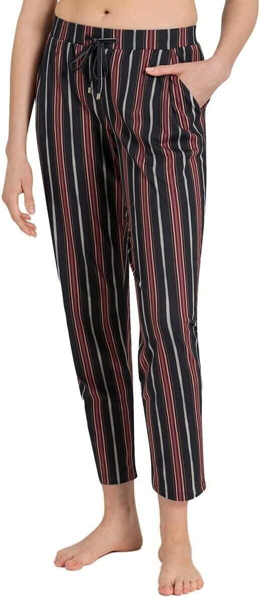 Hanro Lounge Sleep Marsala Stripe Pyjama Pants ( L )