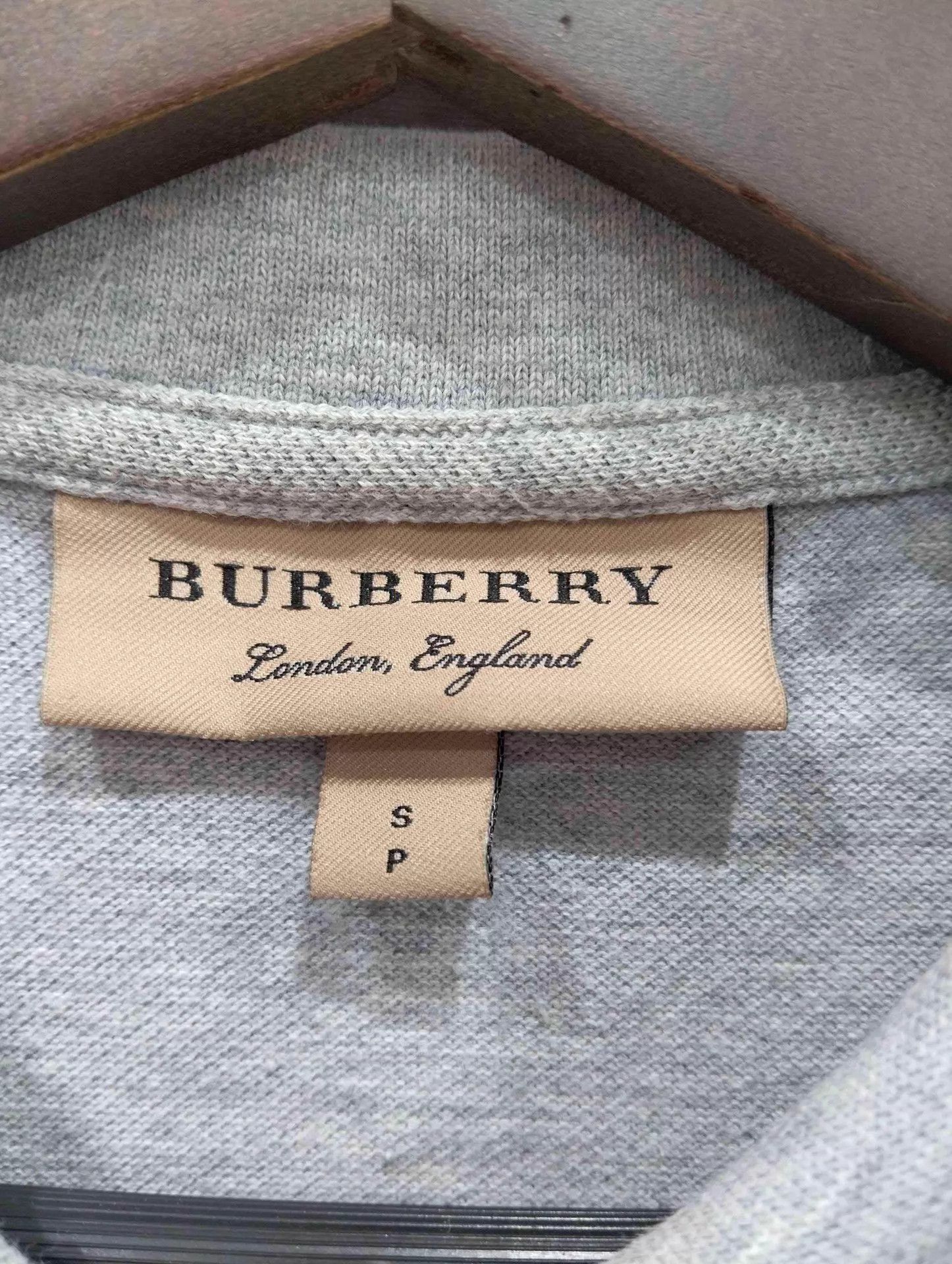 Burberry Burberry gray embroidered polo shirt S Size US S / EU 44-46 / 1 - 3 Thumbnail