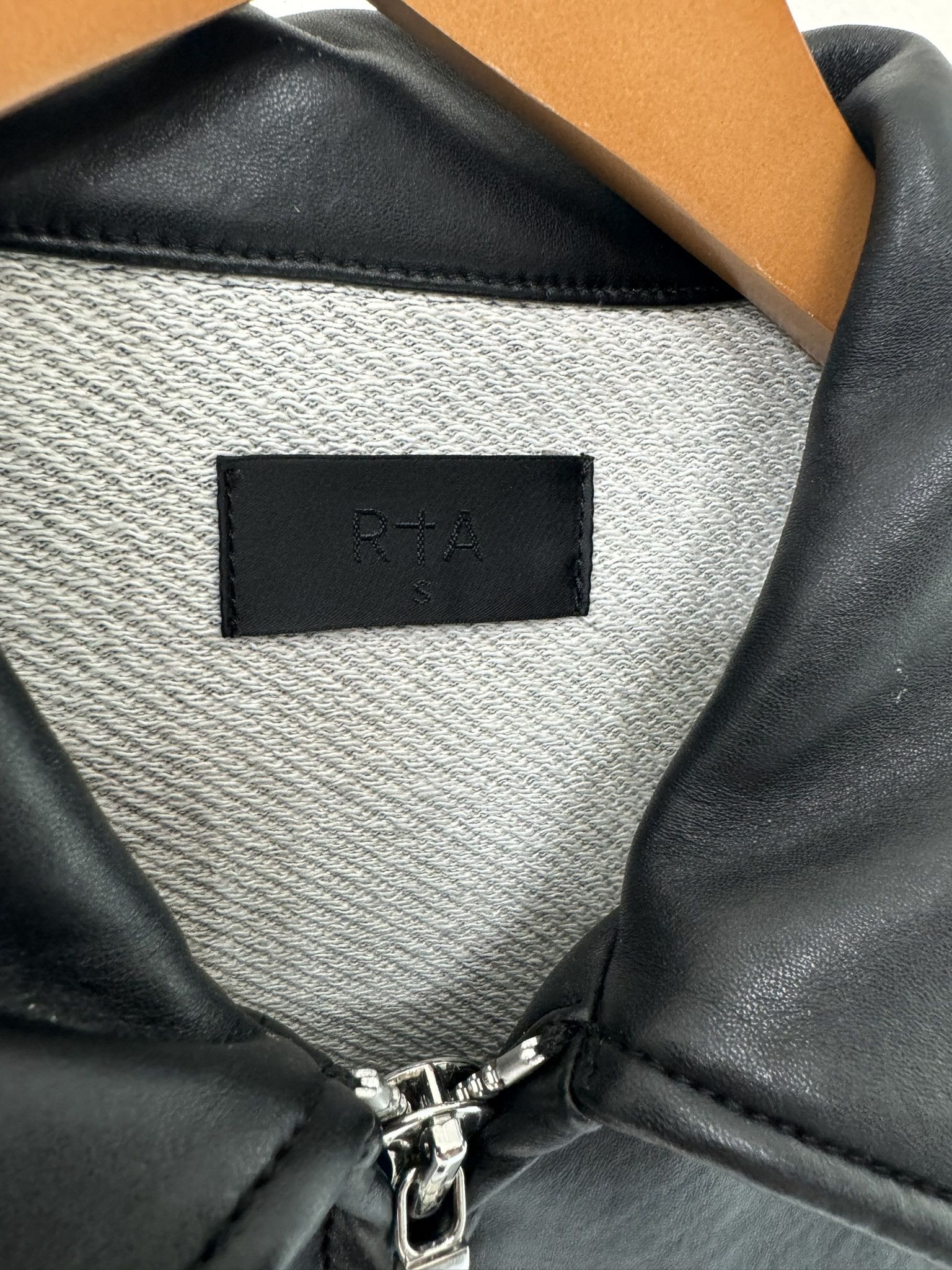 Rta RTA Pleather Black Moto Jacket ***SAMPLE*** Size US S / EU 44-46 / 1 - 2 Thumbnail