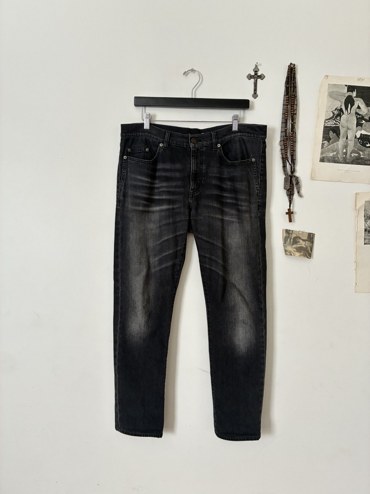 Saint Laurent Paris 2017 D02 Faded Denim